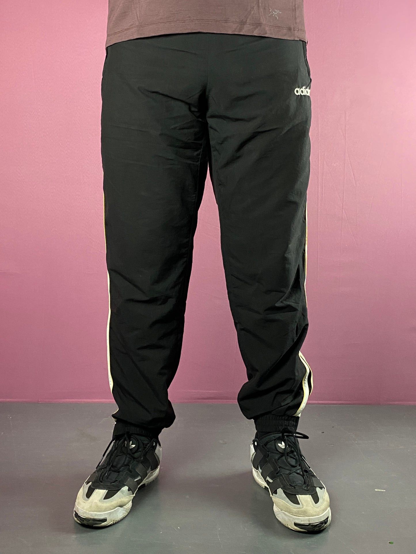 Adidas 90s Adidas Vintage Men's Striped Track Pants - L Size US 32 / EU 48 - 2 Thumbnail