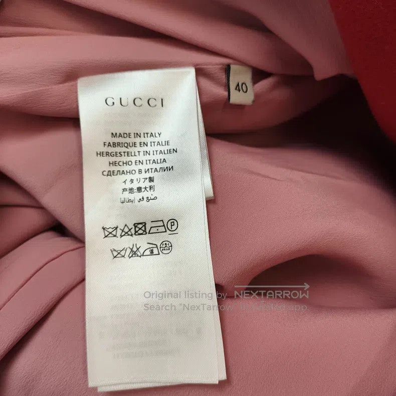 Gucci Gucci Woollen coat red Size S / US 4 / IT 40 - 6 Thumbnail