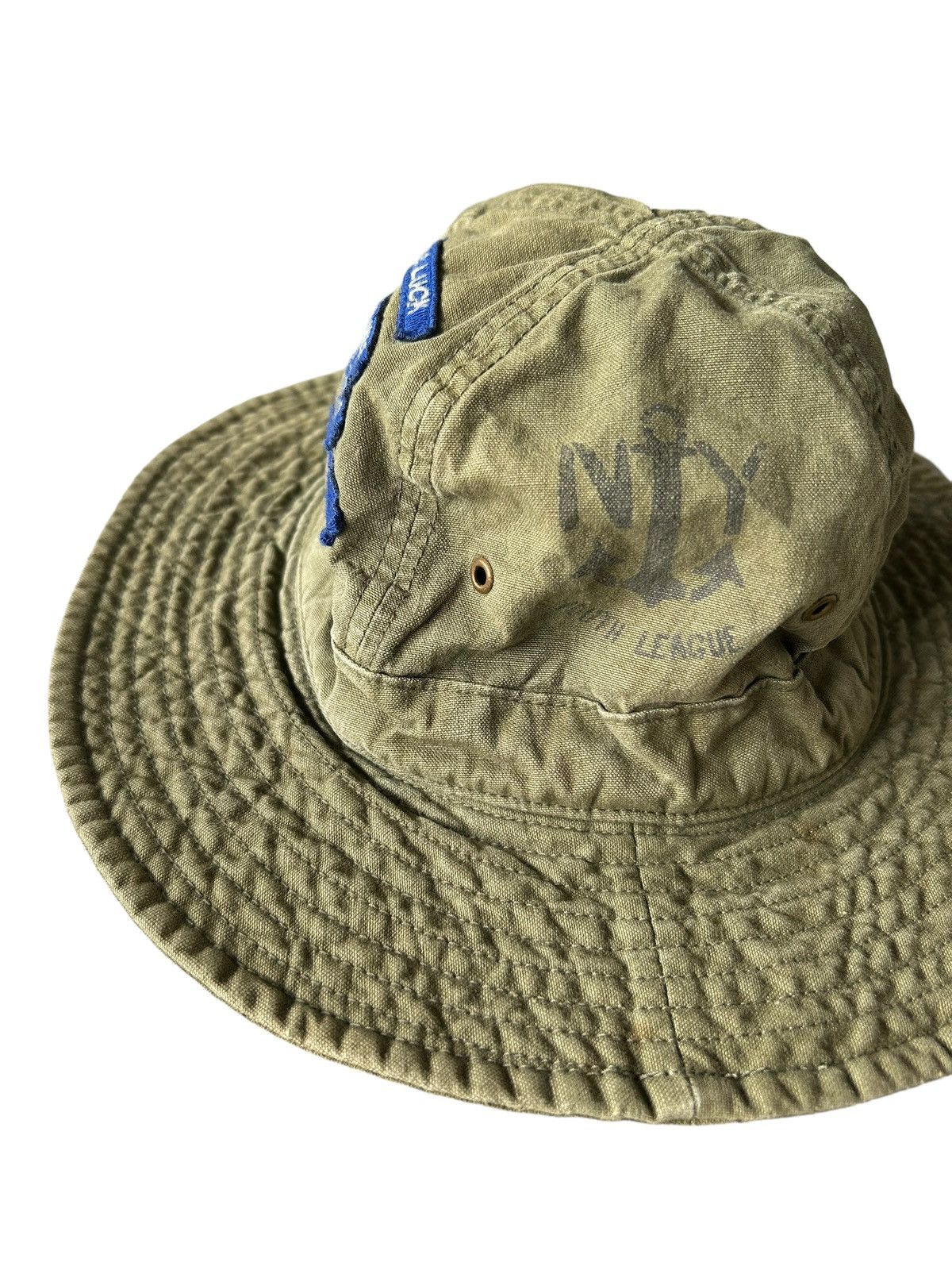 Japanese Brand × Kapital × Vintage DENIM DUNGAREE VINTAGE BUCKET HATS MADE IN JAPAN🎌 Size ONE SIZE - 3 Thumbnail