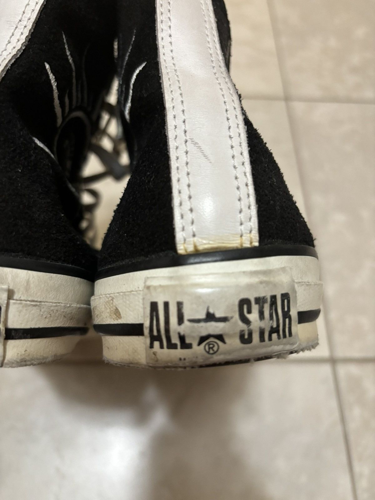 Converse Rare Vintage 90s Dennis Rodman Converse All Star Suede shoes Size US 9 / EU 42 - 16 Thumbnail