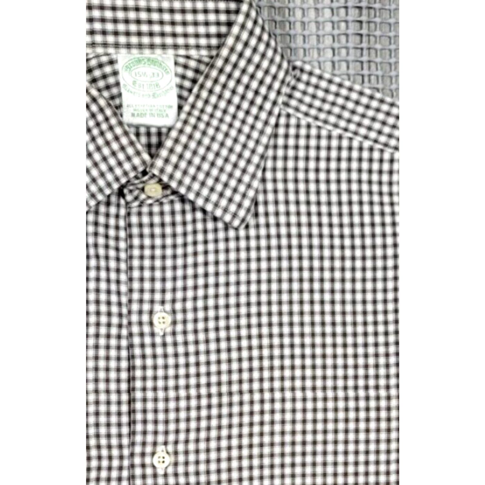 Brooks Brothers Brooks Brothers Makers and Merchants Shirt Men 15.5-33 Plaid Egyptian Cotton USA Size US L / EU 52-54 / 3 - 4 Thumbnail