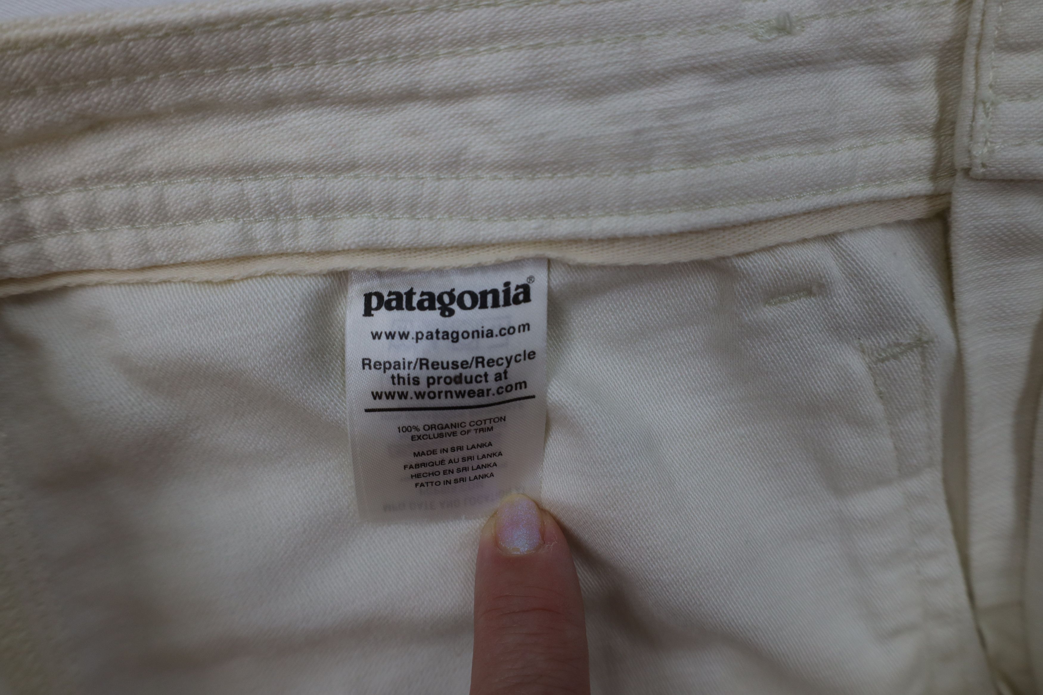 Patagonia Patagonia Flared Wide Leg Slub Woven Pants Cream Cotton Size 32" / US 10 / IT 46 - 8 Thumbnail
