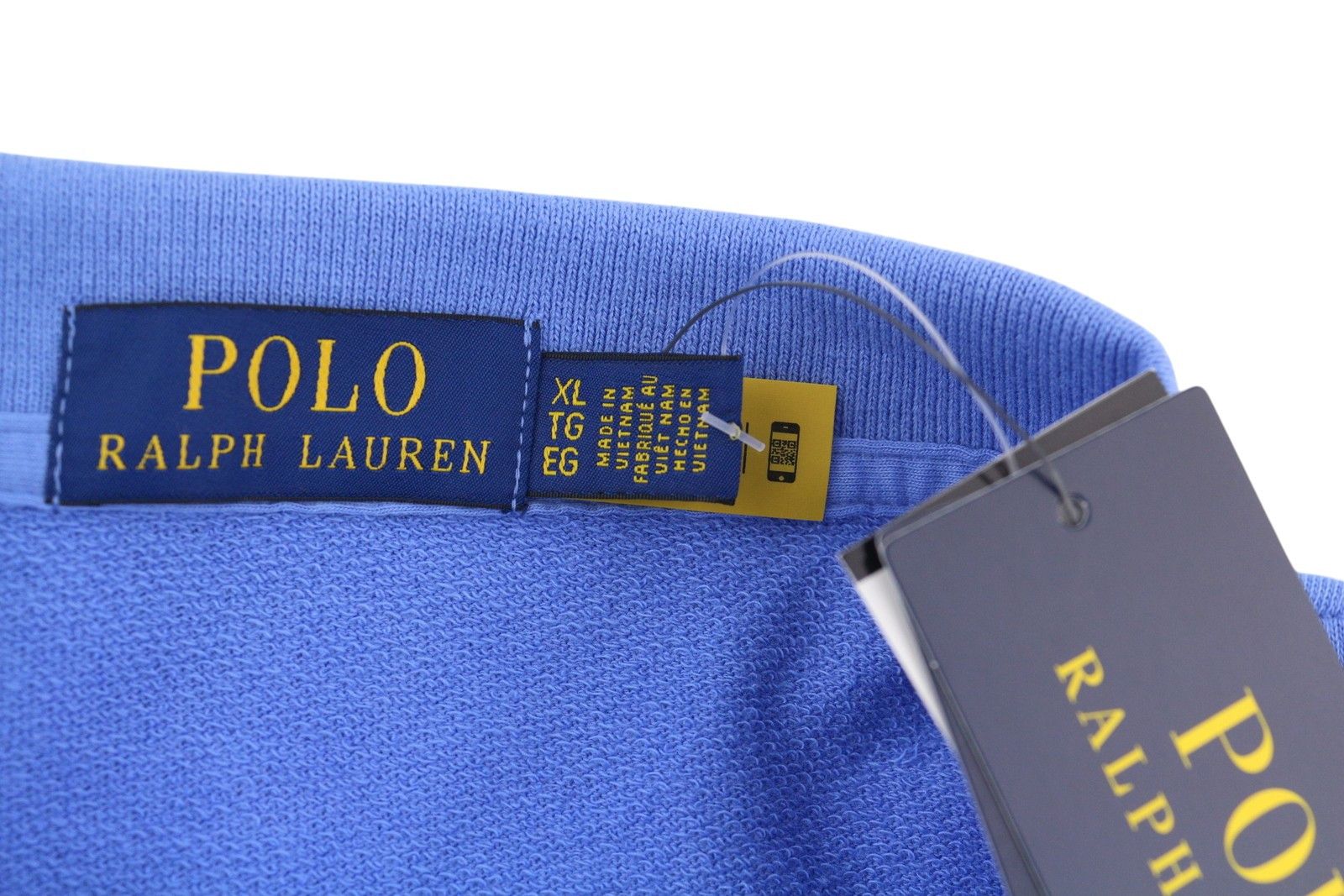 Polo Ralph Lauren XL Blue Short Sleeve Polo Neck Stretch T-Shirt 84534 Size US XL / EU 56 / 4 - 5 Thumbnail