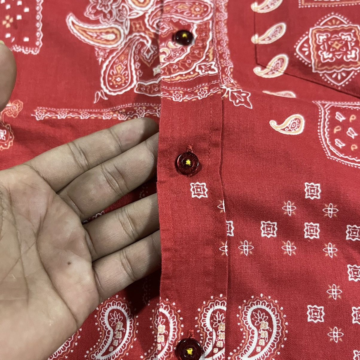 291295=Homme 291295=Homme Button Up Shirt Paisley Printed Size US M / EU 48-50 / 2 - 6 Thumbnail