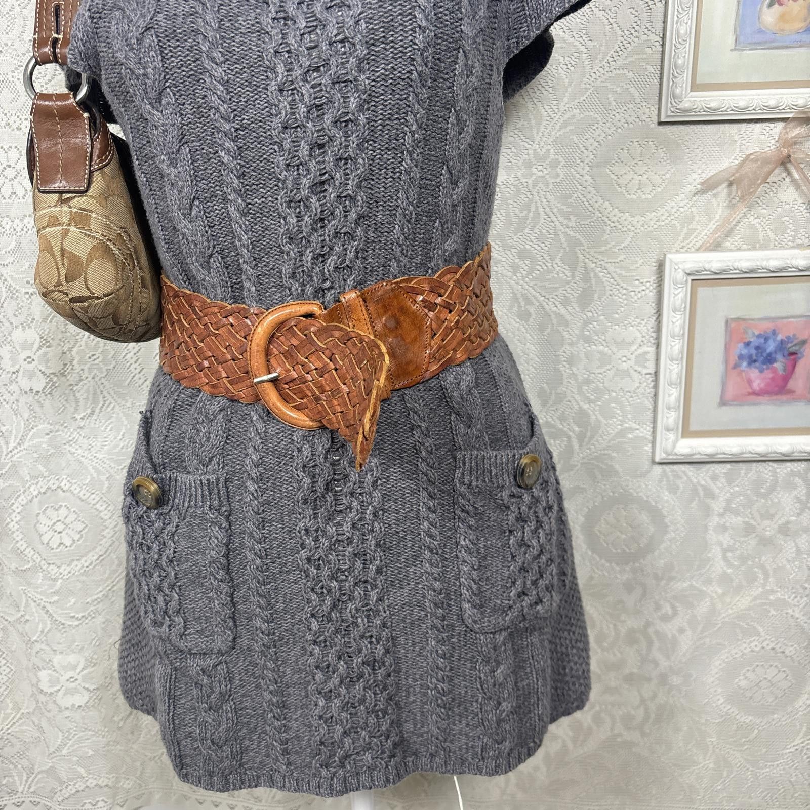 Cartoon Network vintage grey knit sweater dress Size S / US 4 / IT 40 - 3 Thumbnail