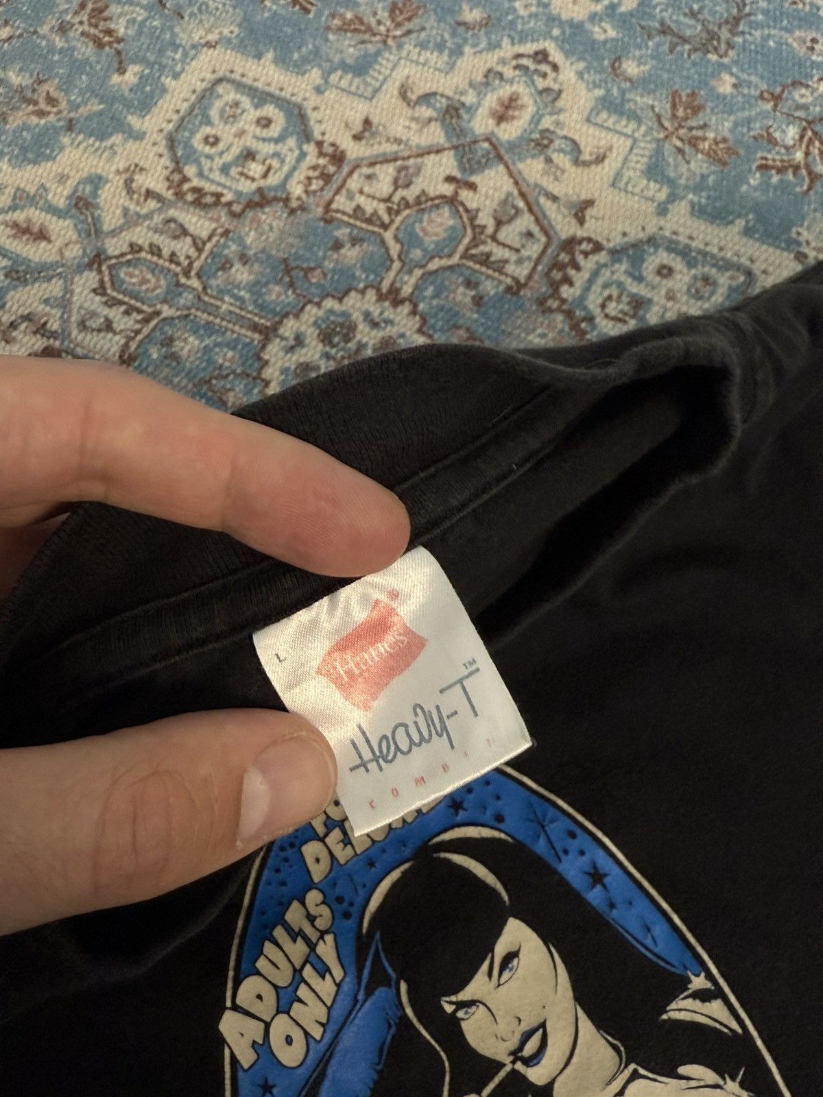 Hanes Rare 90s Cadillac Launge Hanes Porn Deluxe Sex Long Sleeve Size US L / EU 52-54 / 3 - 3 Thumbnail
