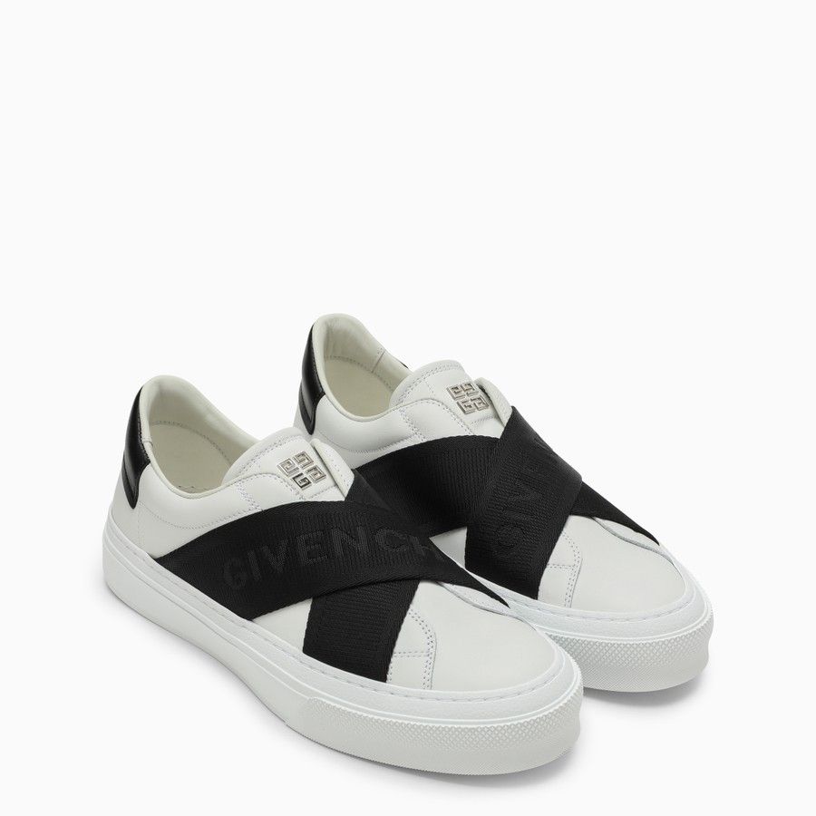 Givenchy o1d2blof0824 Sport Trainer in White & Black Size US 8.5 / IT 38.5 - 2 Thumbnail