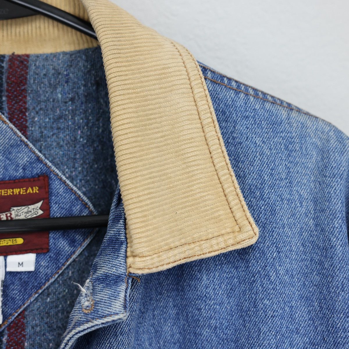 Rustler × Wrangler Vintage Rustler Lined Denim Jacket Size US M / EU 48-50 / 2 - 7 Thumbnail