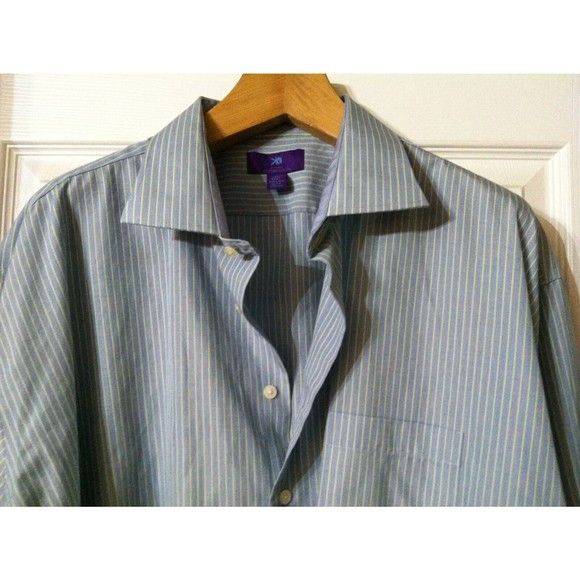 Egara EGARA MENS TEAL 100% EGYPTIAN COTTON DRESS SHIRT 19/36-37 Size US XXL / EU 58 / 5 - 1 Thumbnail