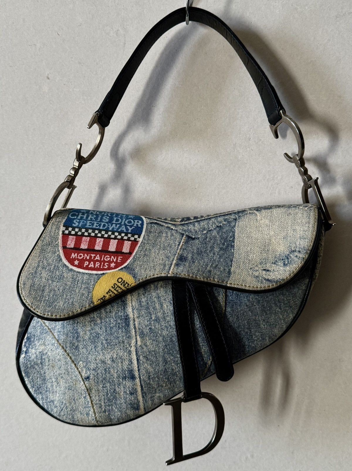 Dior Dior - John Galliano - SS2001 - Speedy way Denim -Saddle Bag Size ONE SIZE - 1 Thumbnail