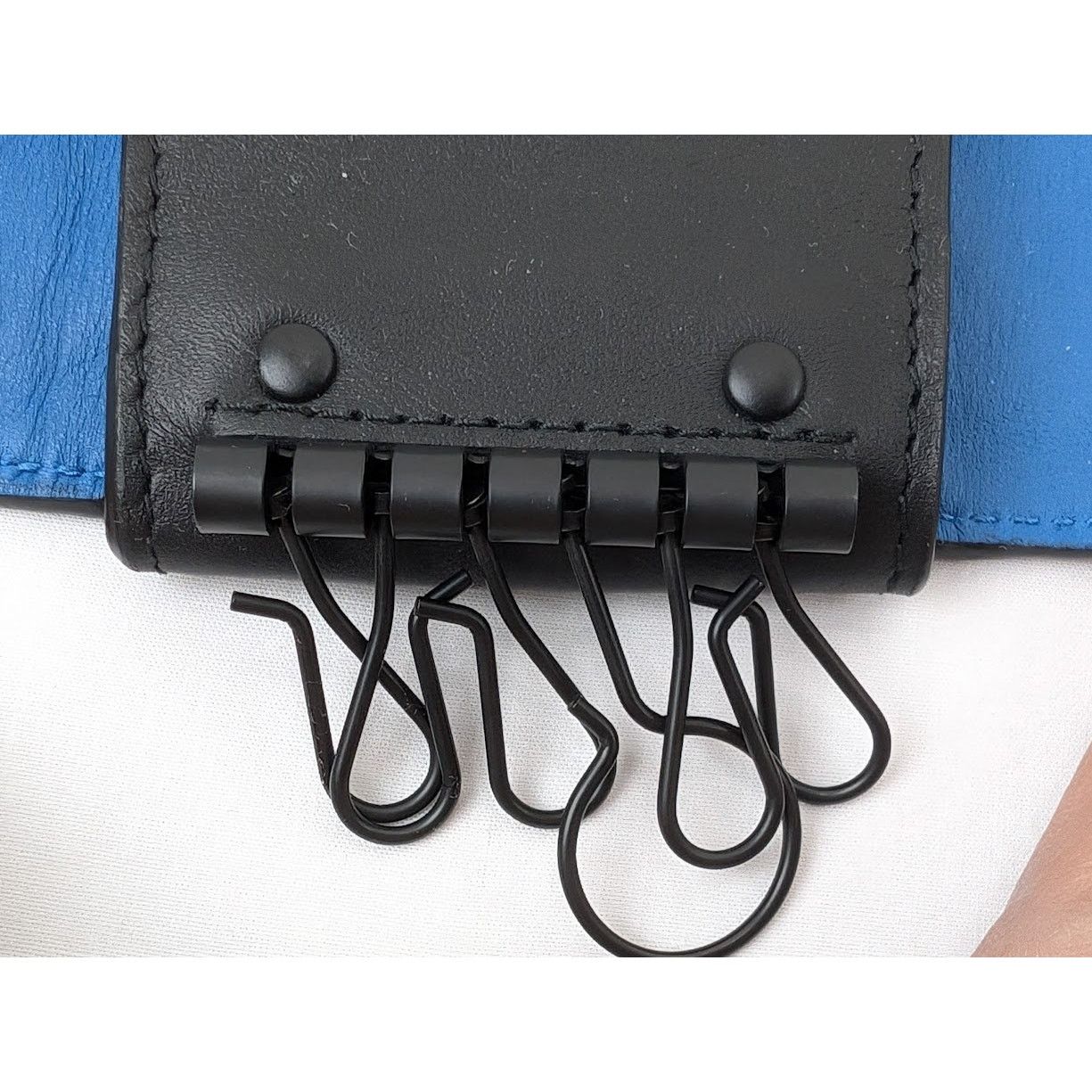 Bottega Veneta o1rshd1 Size: OS / Intreccio Light Calf Key Chain In Nero Size ONE SIZE - 10 Thumbnail