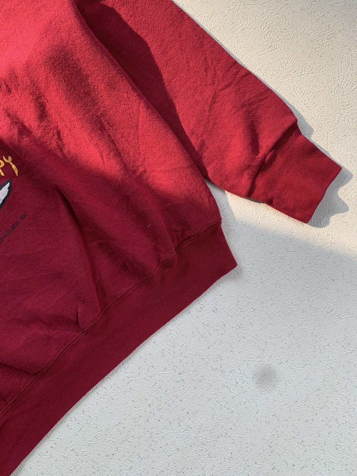 Vintage 90s Vintage Snoopy Red Sweatshirt Size US L / EU 52-54 / 3 - 6 Thumbnail