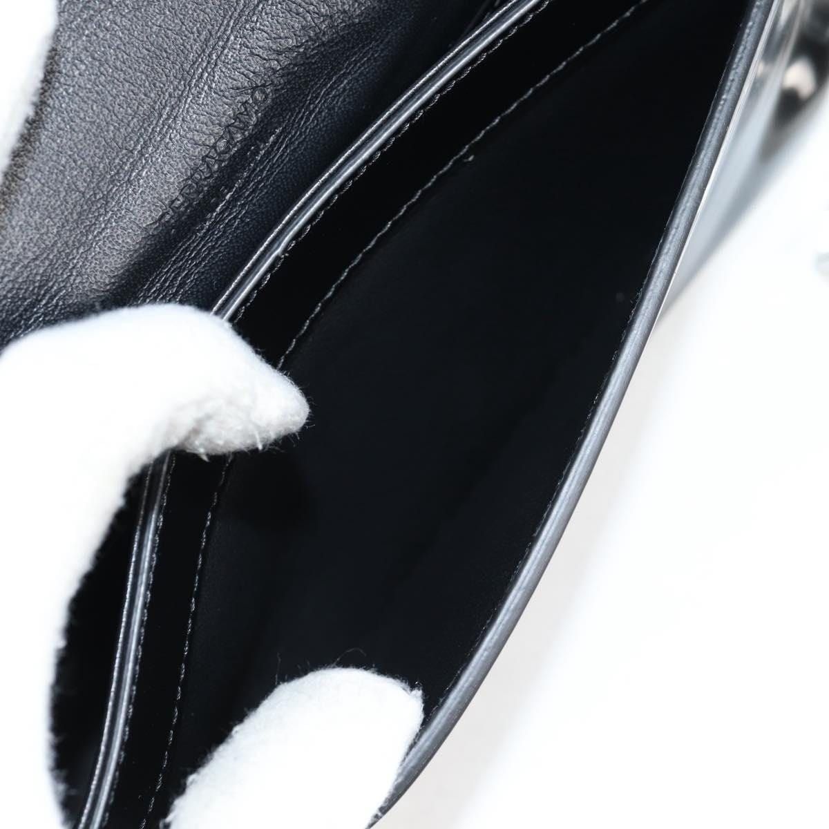 Salvatore Ferragamo Salvatore Ferragamo Patent Leather Gancini Black Size ONE SIZE - 14 Thumbnail