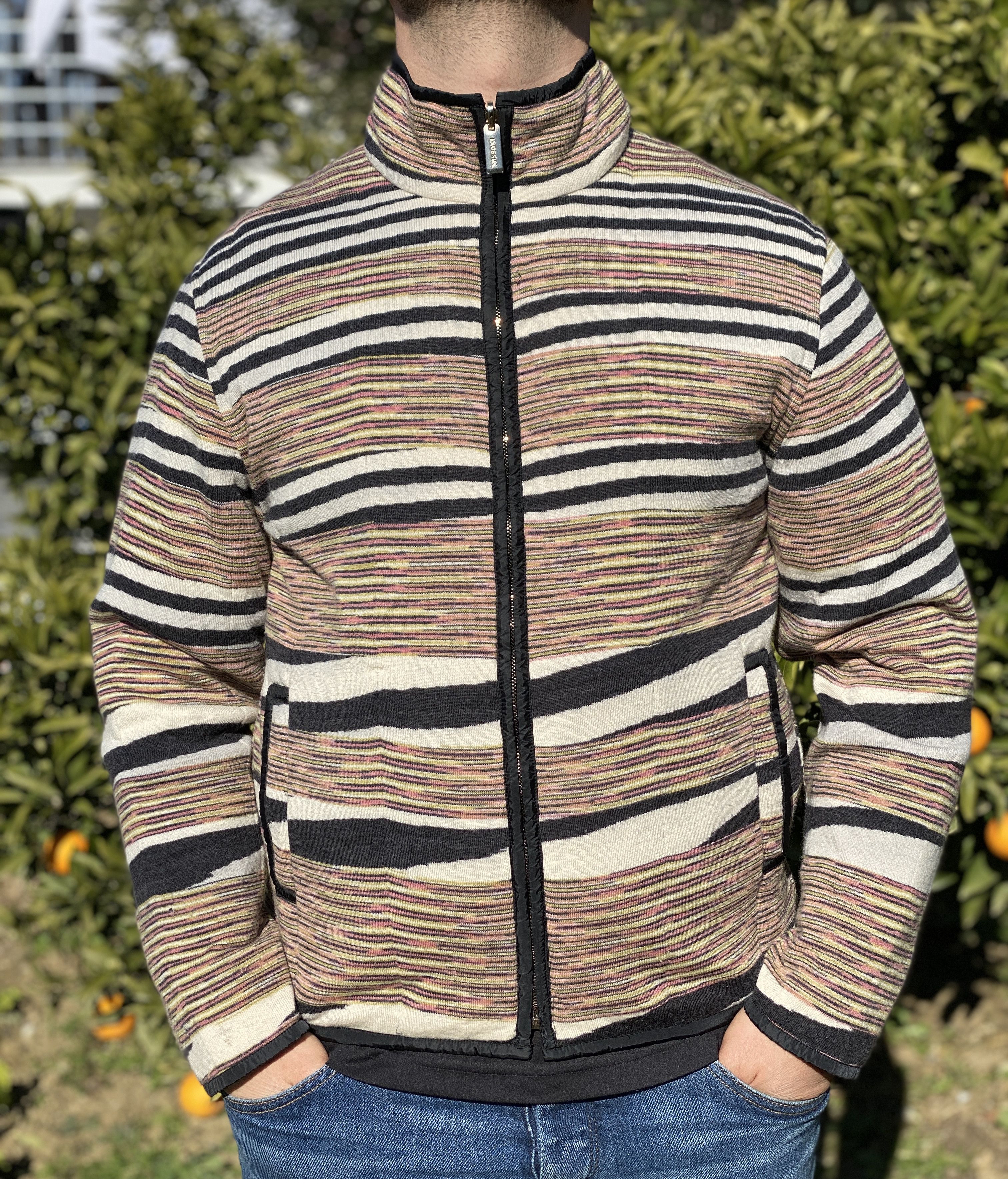 Missoni Missoni Reversible Double Sided Bomber Hooded Size 50 M Size US M / EU 48-50 / 2 - 3 Thumbnail