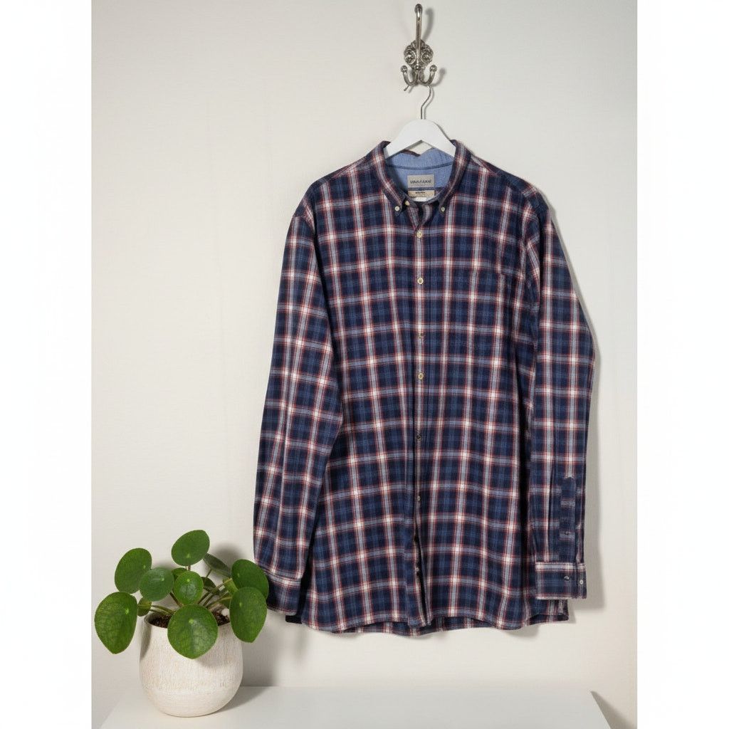 Jos. A. Bank Jos. A. Bank 1905 Tailored Fit Button Down Plaid Shirt 2XLT Size US XXL / EU 58 / 5 - 8 Thumbnail