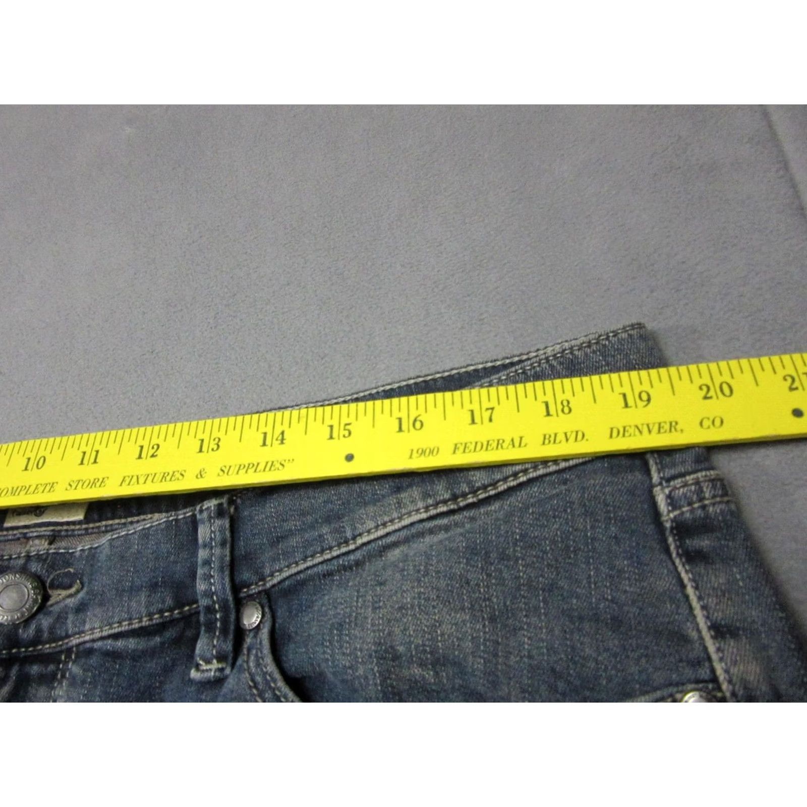 Vintage Moon Shine Spirit Jeans Mens 38x32 Blue Skinny Stretch Denim Pants New Size US 38 / EU 54 - 5 Thumbnail