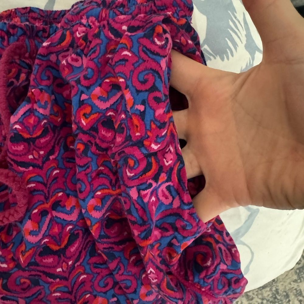 Other GEMO Pink & Blue Abstract Jogger Lounge Pants | Elastic Wais Size 27" / US 4 / IT 40 - 5 Thumbnail
