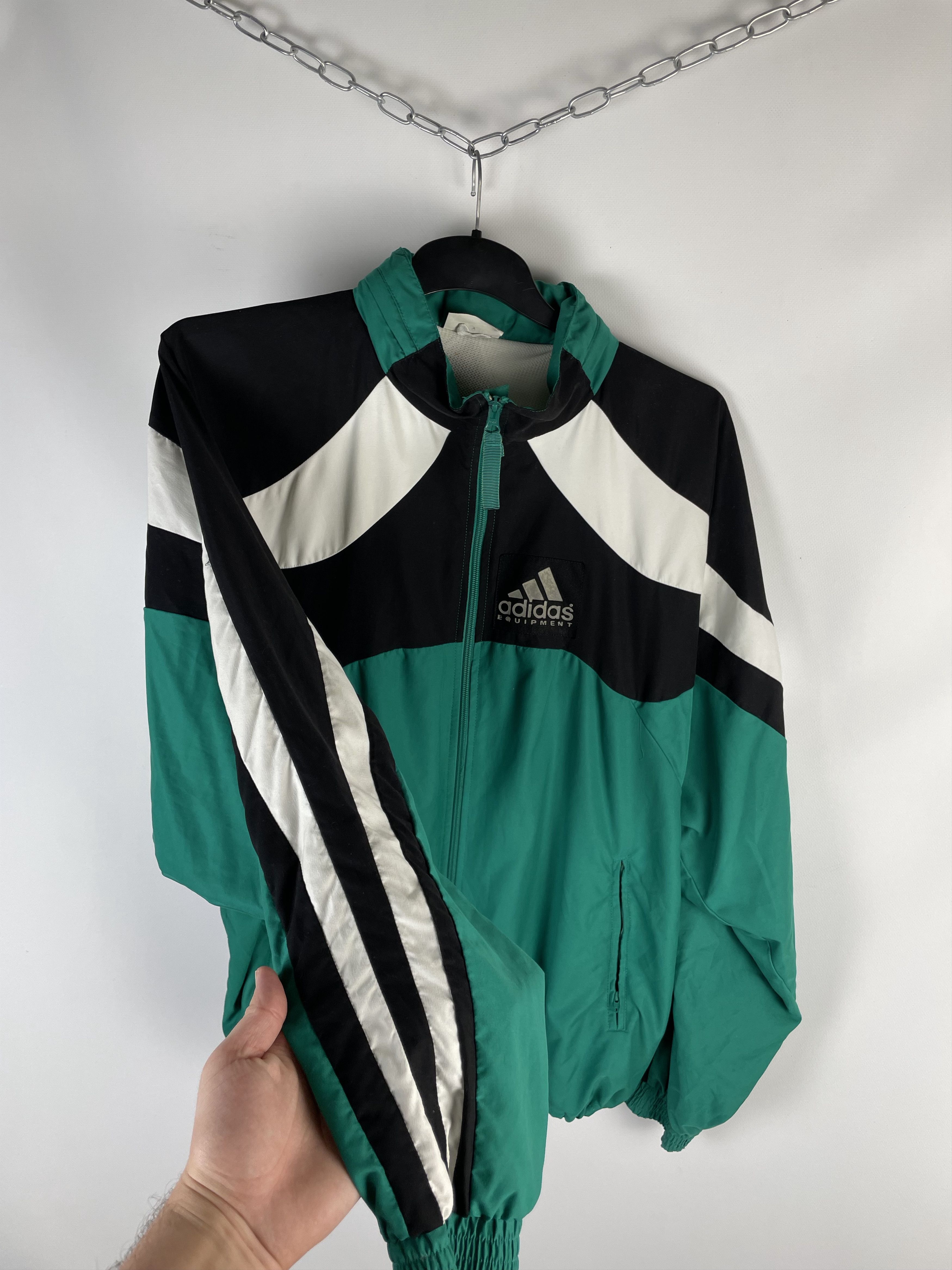 Adidas Adidas Equipment vintage track jacket 90s Size US L / EU 52-54 / 3 - 8 Thumbnail