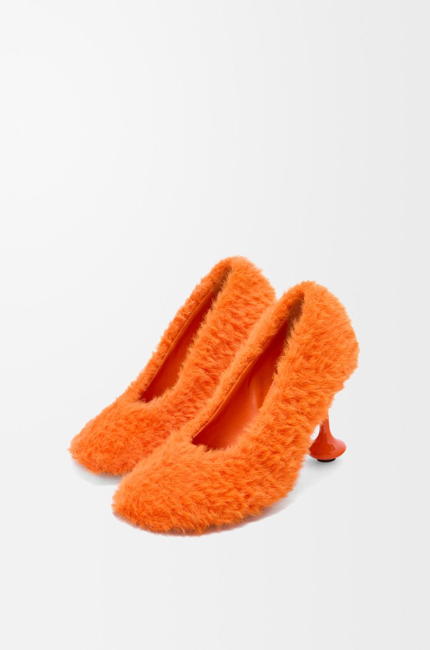 Loewe o1loc1c0525 Toy Pump in Knit in Orange Size US 11 / IT 41 - 2 Thumbnail