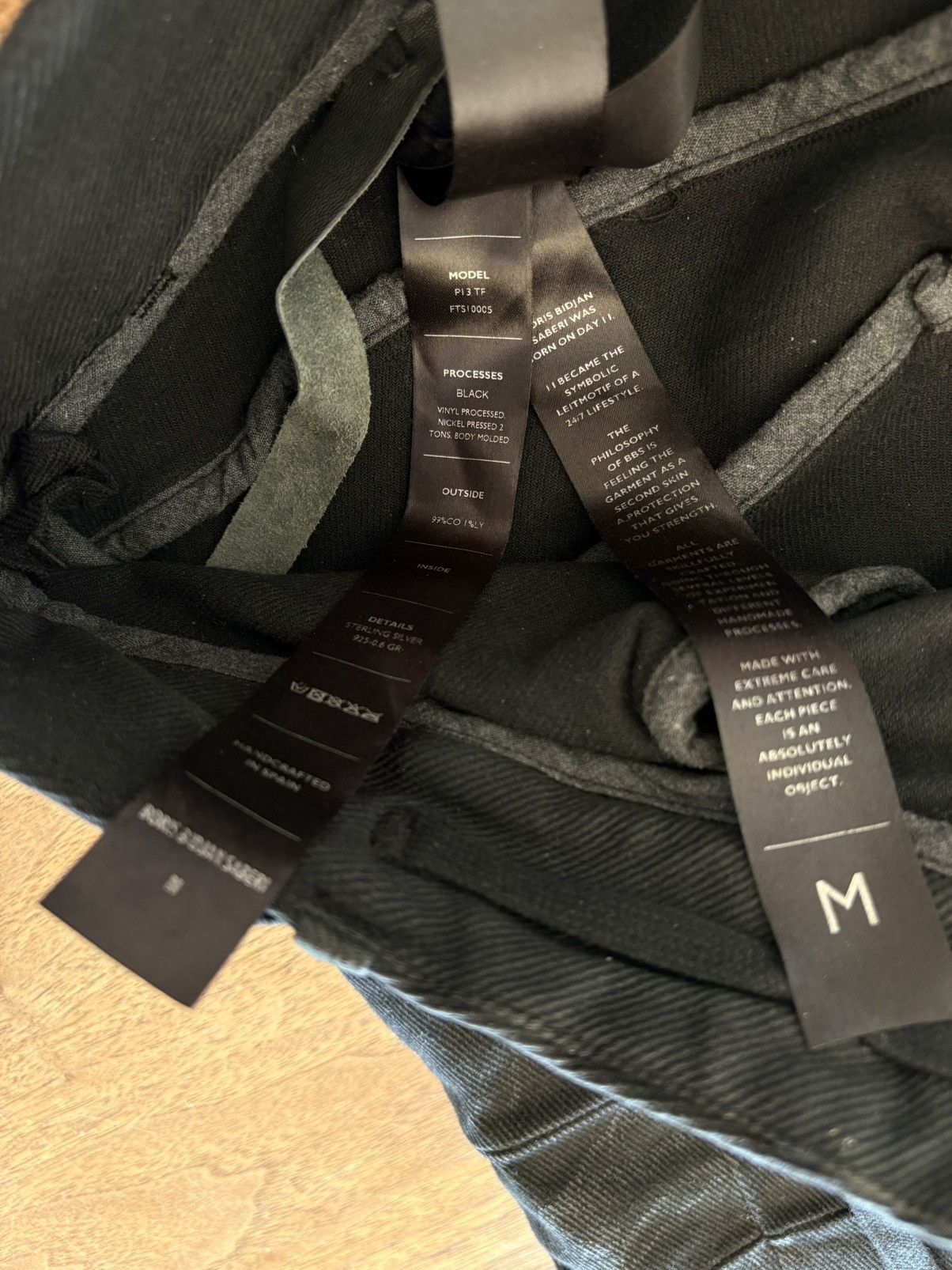 Boris Bidjan Saberi BNWT P13 TF Vinyl Processed Nickel Pressed Size US 32 / EU 48 - 4 Thumbnail