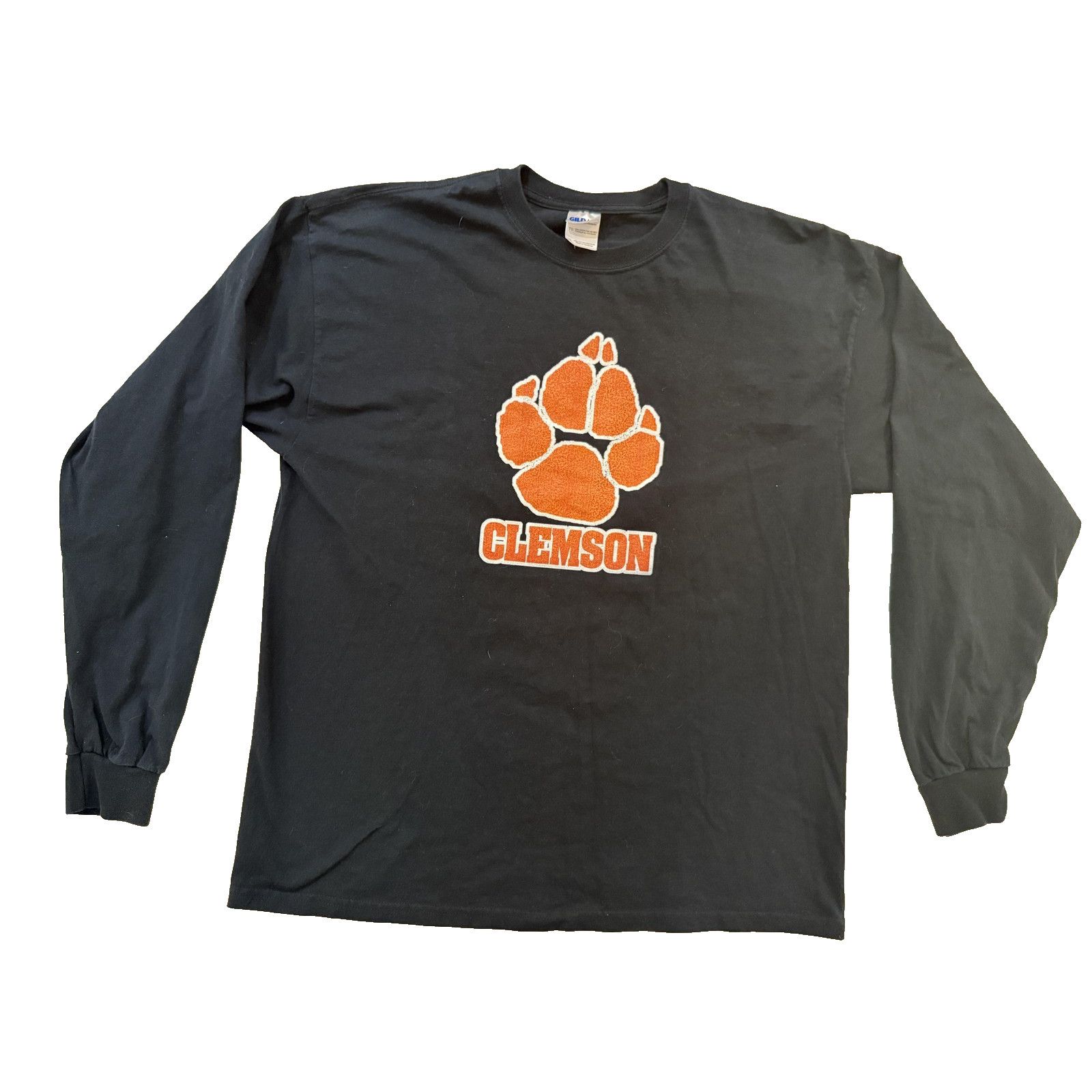 Gildan Clemson Tigers Shirt Mens XL Black NCAA Football Y2K Size US XL / EU 56 / 4 - 1 Thumbnail