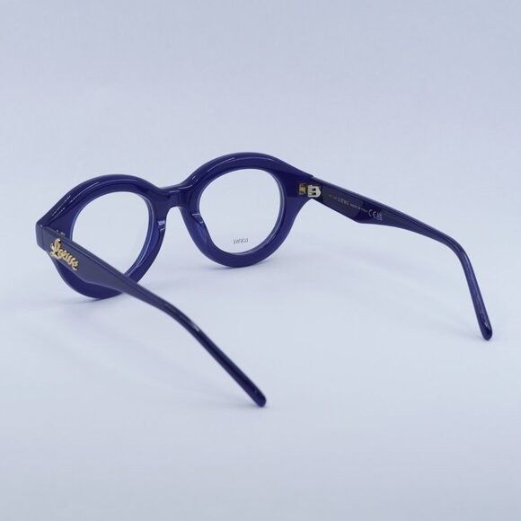 Loewe 🕶️ New Loewe LW50048I 092 Eyeglasses - Shiny Navy Blue Fram Size ONE SIZE - 10 Thumbnail