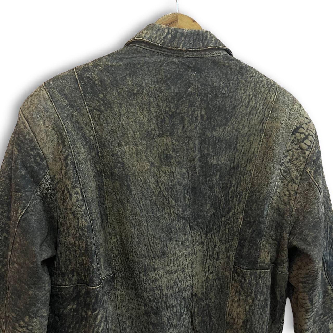 Genuine Leather × Vintage Vintage Skin Things Genuine Leather Jacket Size US L / EU 52-54 / 3 - 4 Thumbnail