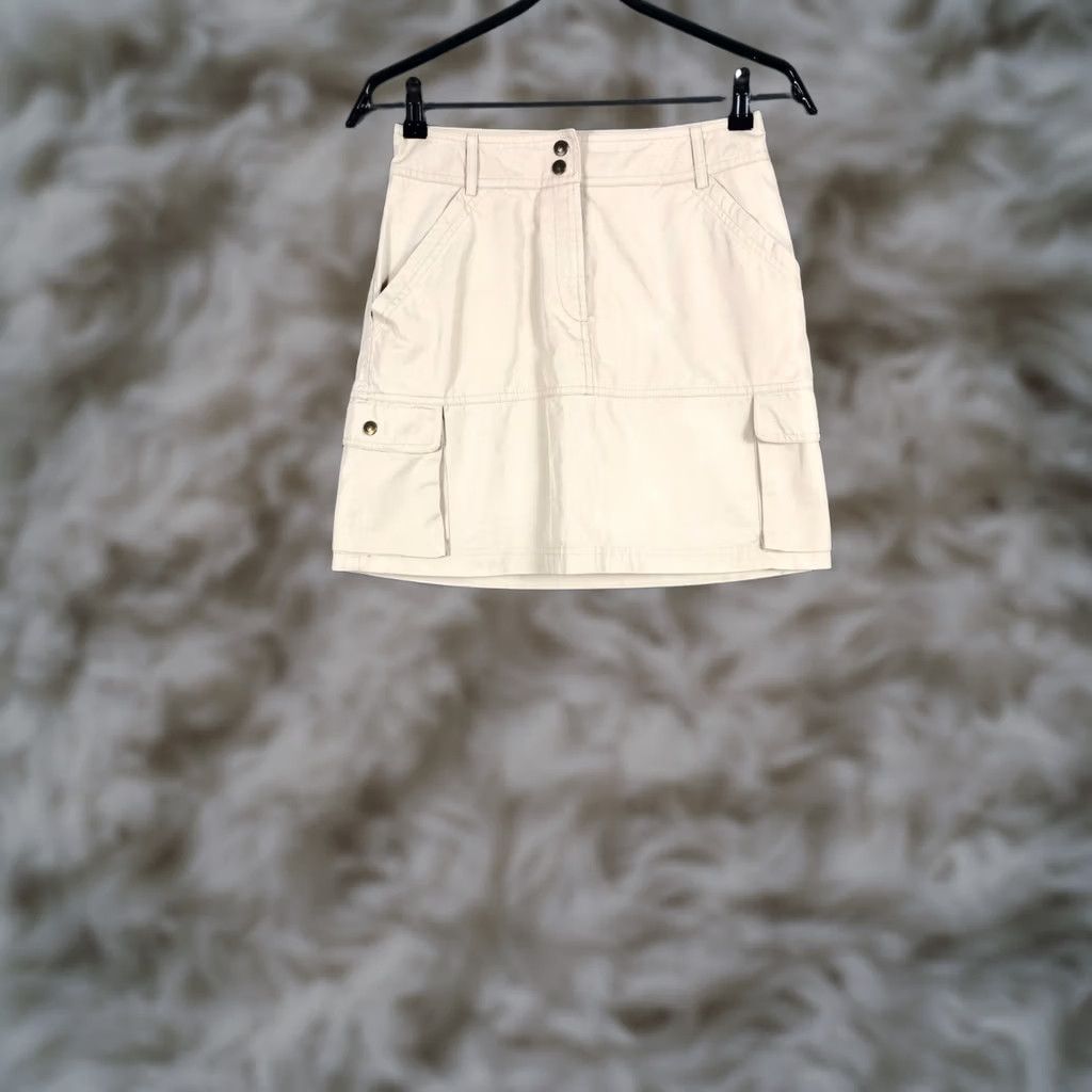 Dolce & Gabbana Dolce&Gabbana Cargo Skirt Cotton Beige Women Size 38 Skirt Short Pockets Logo Casual Style 90s? Size 26" / US 2 / IT 38 - 1 Thumbnail