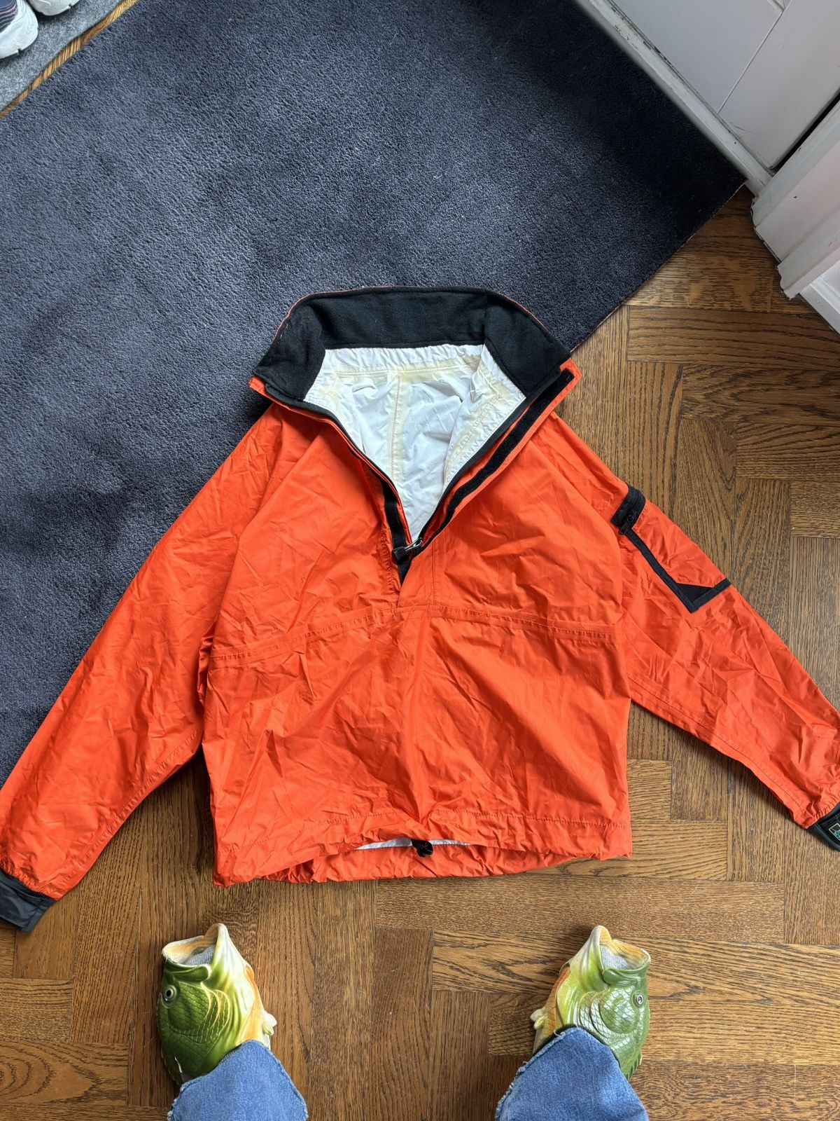 Kokatat Jacket Kayak Half Zip Anorak Taped Seam Shell Wind S