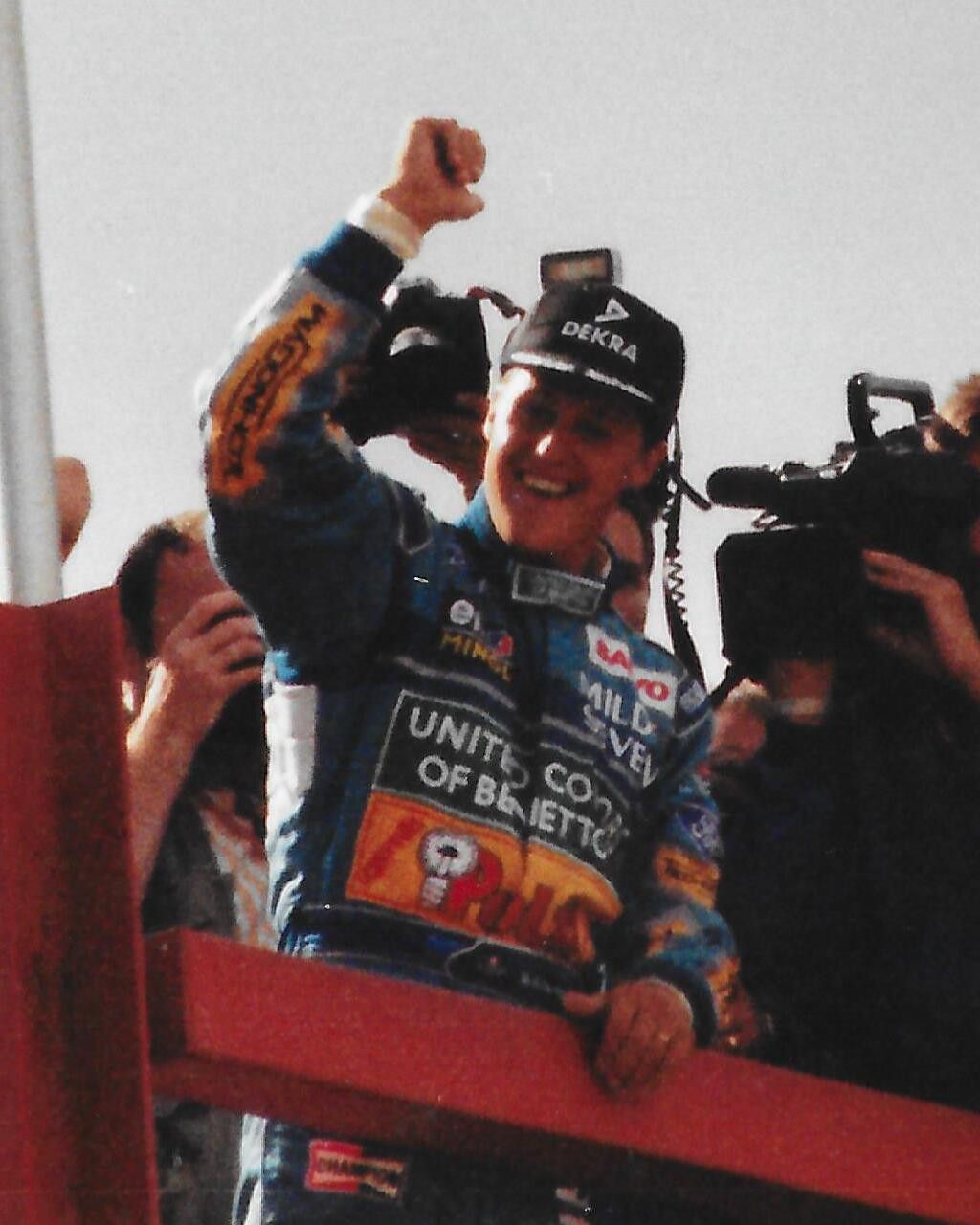 Benetton × Formula 1 Schumacher 1994 Champion Dekra Rare Hat Size ONE SIZE - 7 Thumbnail