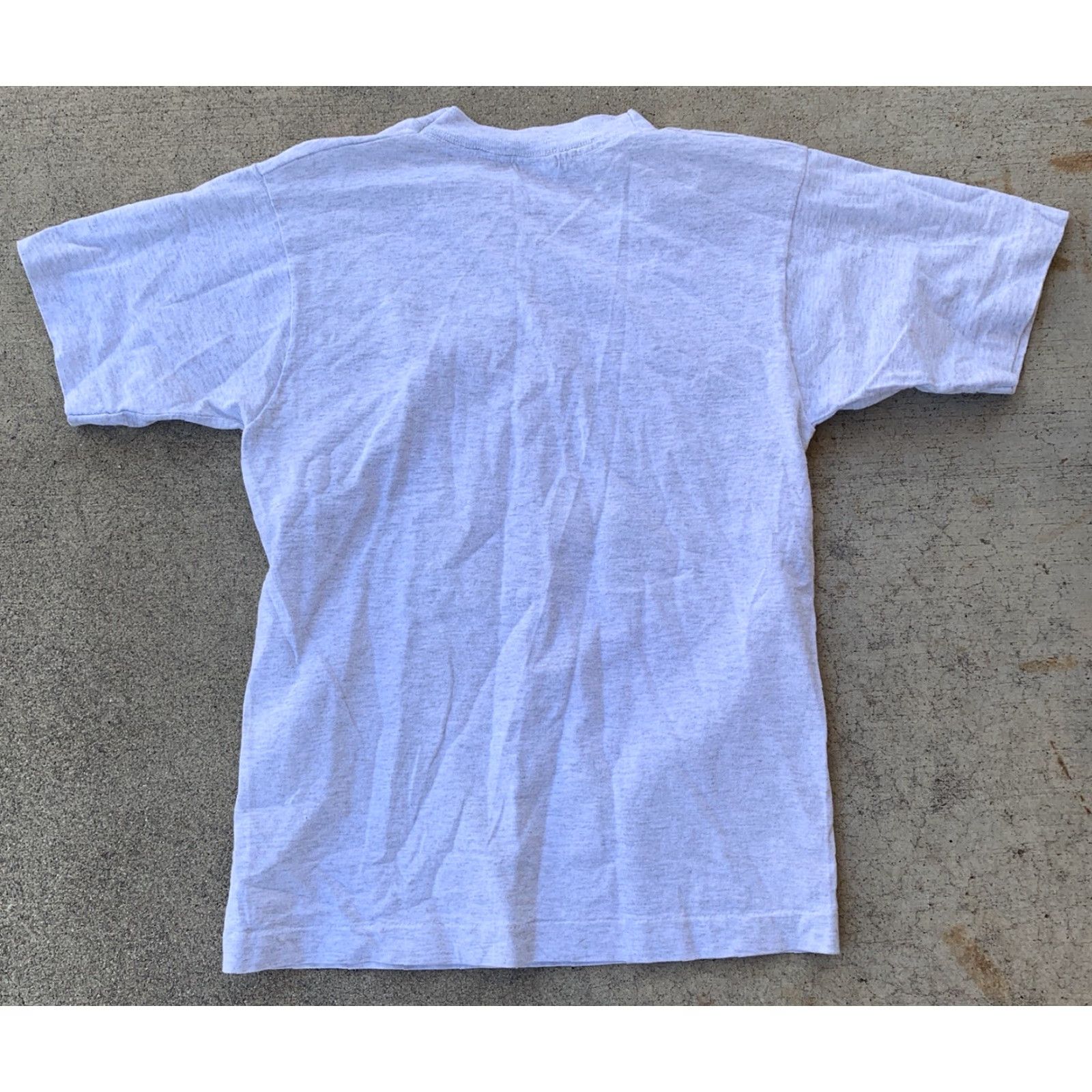 Fruit Of The Loom VINTAGE Fruit of the Loom T Shirt Contra Costa Fire Great Annual Gualala Pry And Fry 1990s S Gray Mens Size US S / EU 44-46 / 1 - 6 Thumbnail
