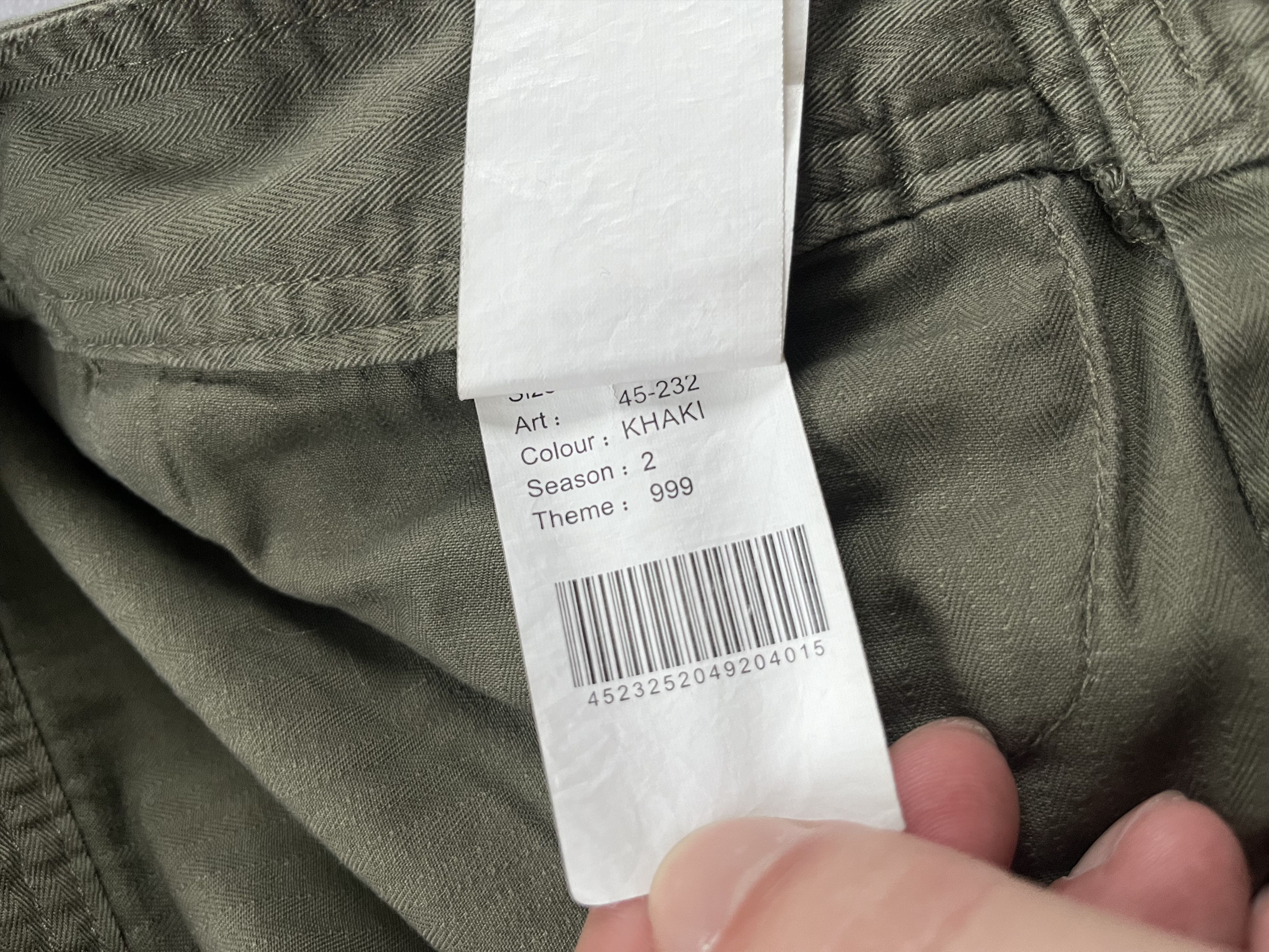 Vintage Fishbone Cargo Pants Military Olive Green Utility Techwear Size US 32 / EU 48 - 6 Thumbnail