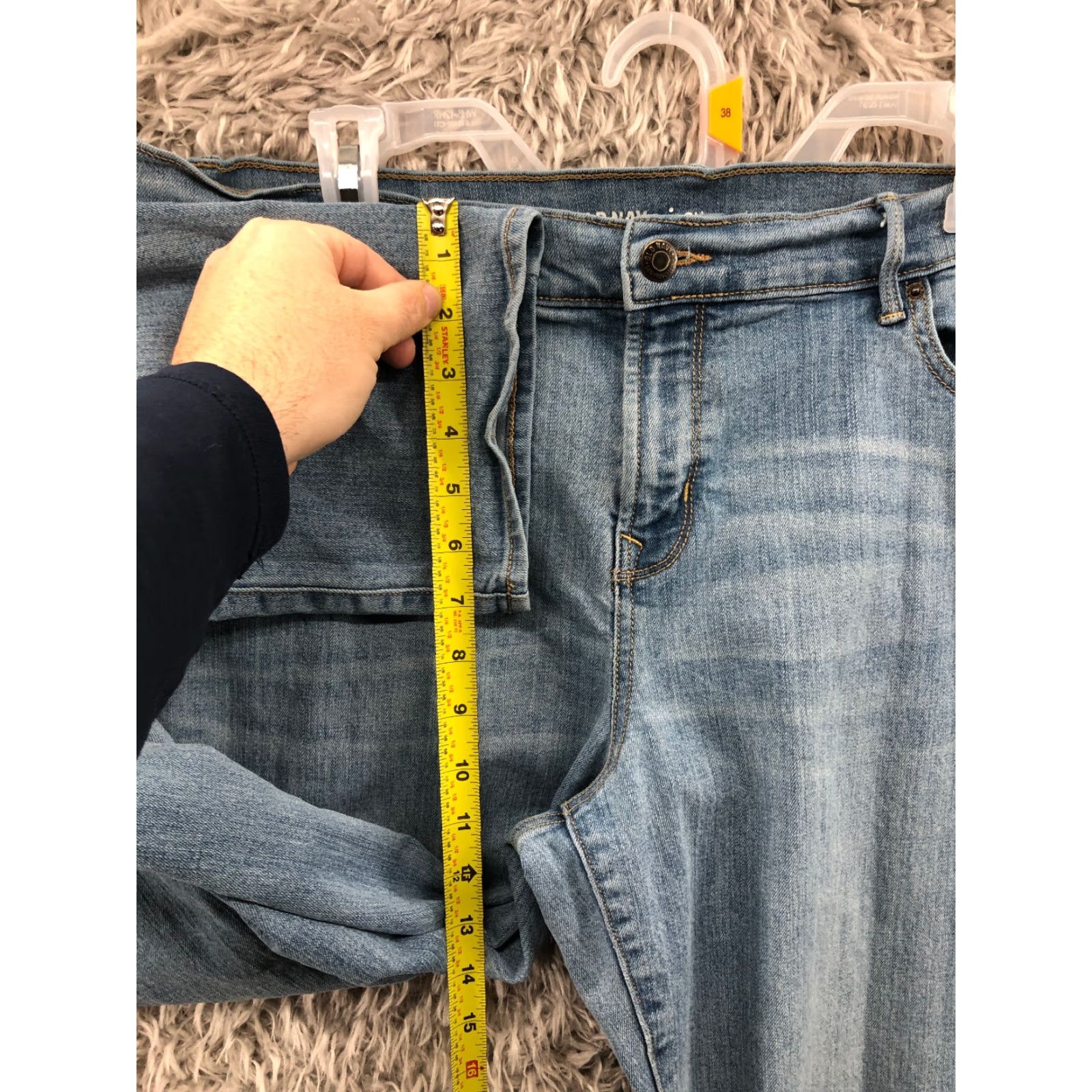 Old Navy Old Navy Skinny Jeans Size 14 Womens Mid Rise Dark Wash Blue Denim Size 36" / US 14 / IT 50 - 4 Thumbnail