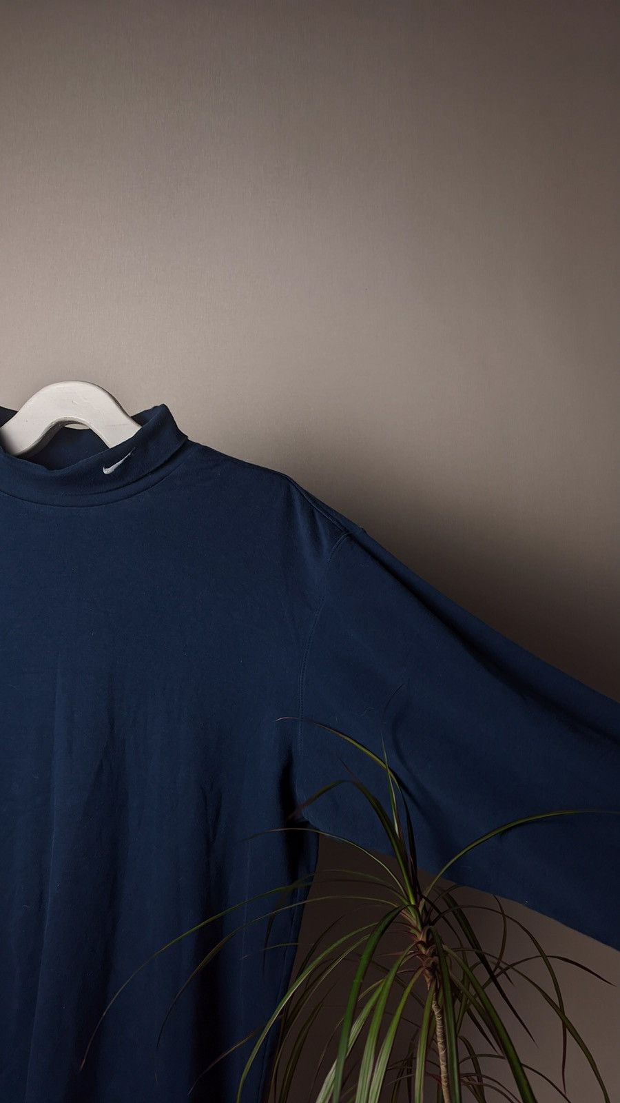 Japanese Brand × Nike × Vintage Y2K Nike 90s vintage faded turtleneck mini swoosh Size US XL / EU 56 / 4 - 3 Thumbnail