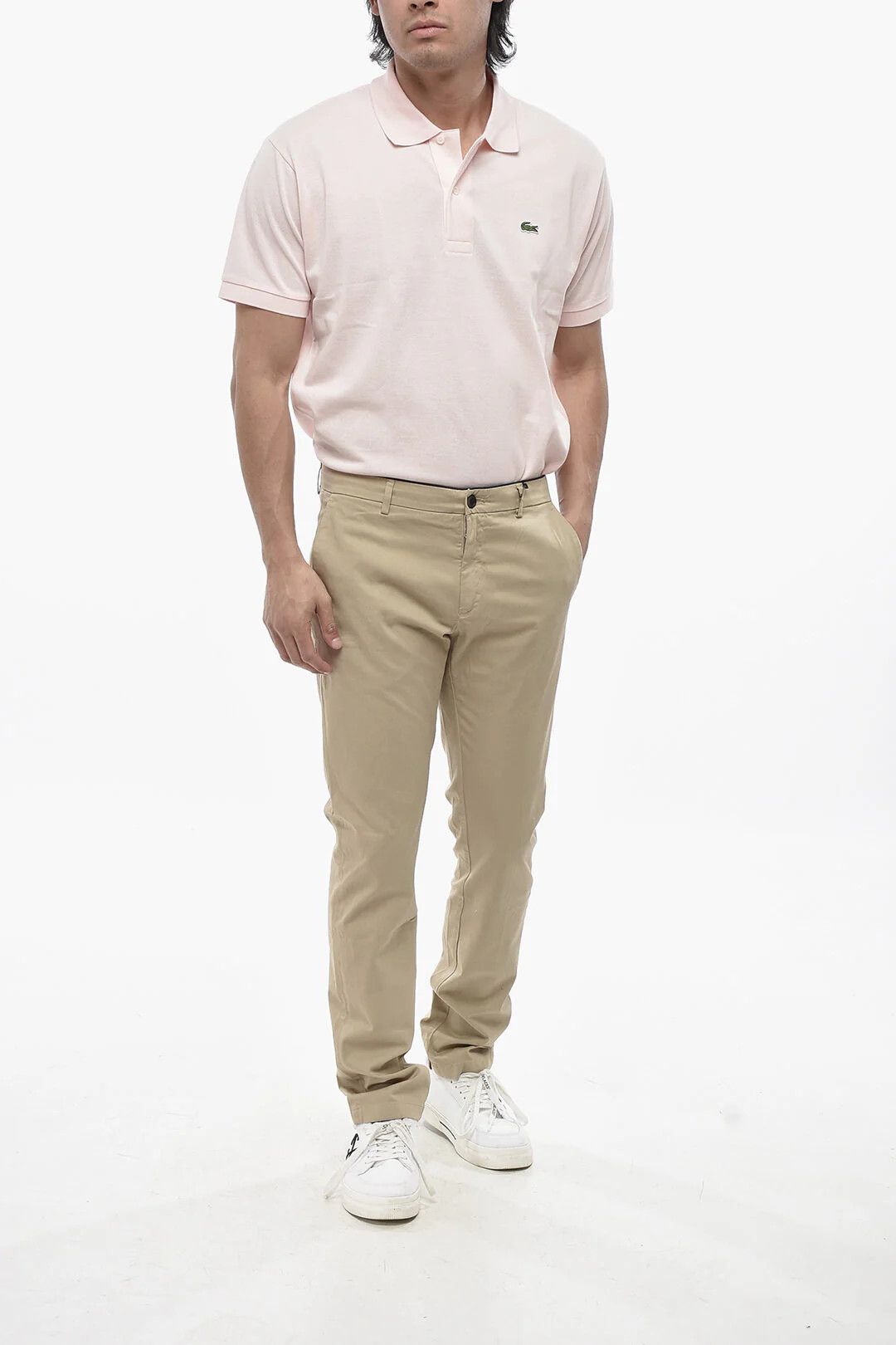 DEPARTMENT5 og1mm0326 Regular-Waist Stretch Cotton Pant in Beige Size US 33 - 4 Thumbnail