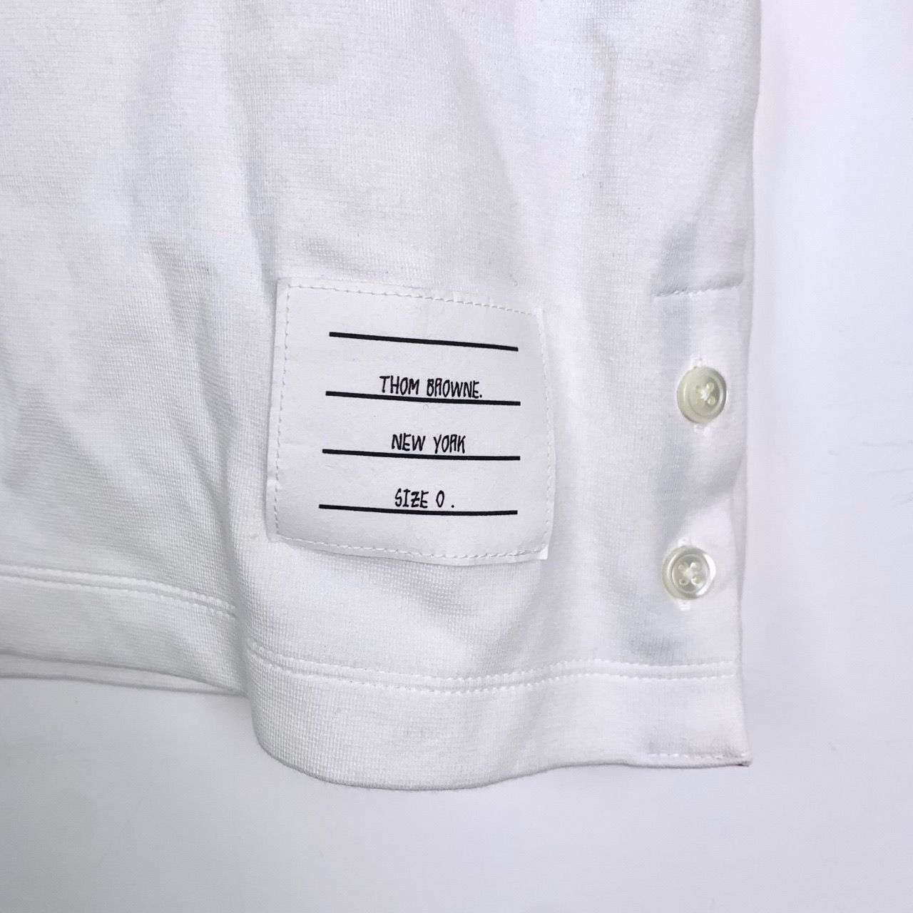 Thom Browne [Thom Browne] Crew Neck Raglan Short-Sleeve T-Shirt White 0 Size XS / US 0-2 / IT 36-38 - 6 Thumbnail