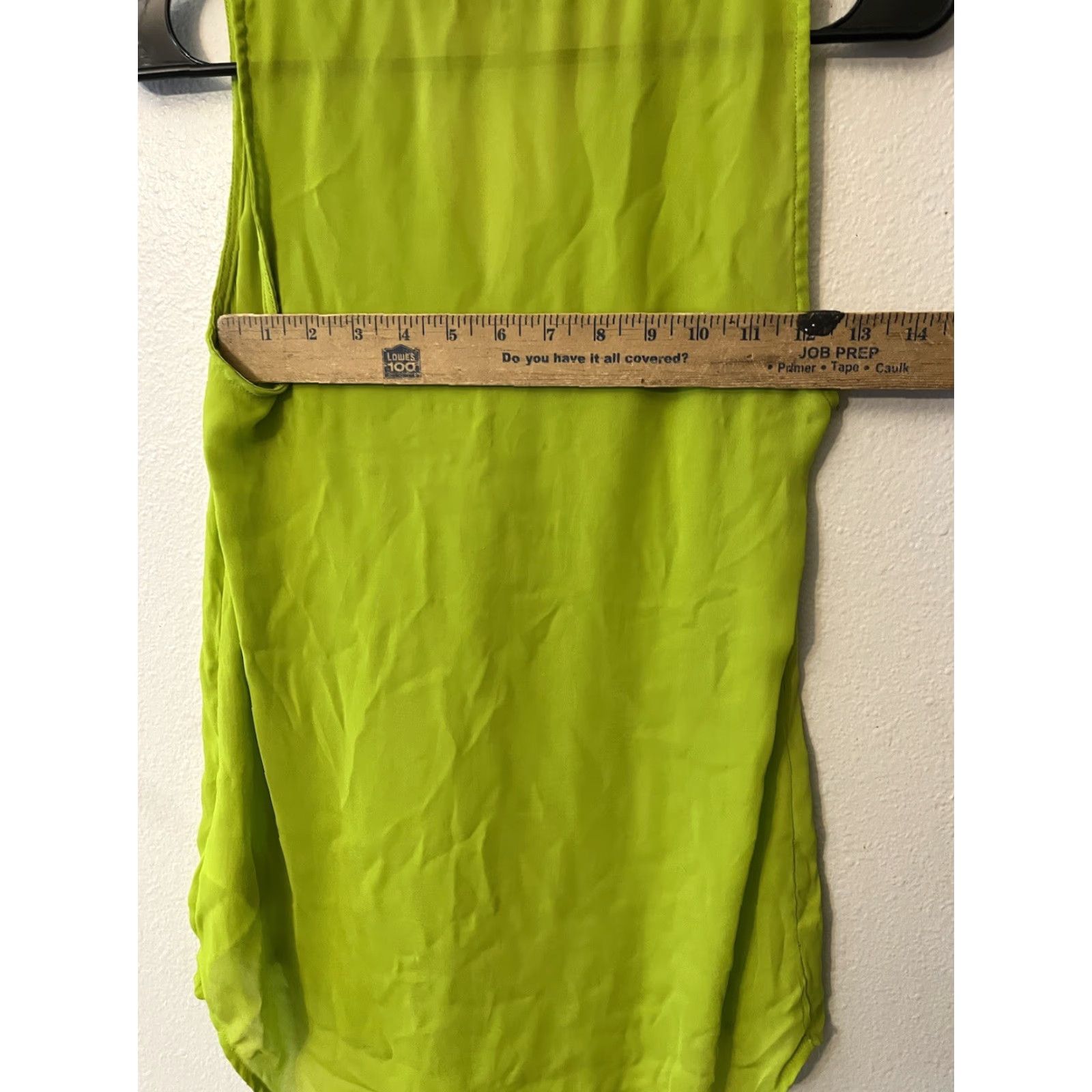 Michael Kors VINTAGE Michael Kors Blouse Sleeveless V-Neck Top Women's Small Green Casual Office Summer Size S / US 4 / IT 40 - 5 Thumbnail