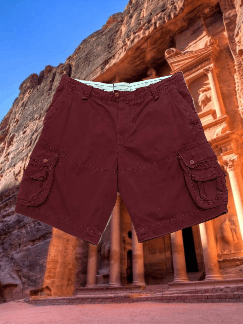 Polo Ralph Lauren Vintage shorts cargo Polo by Ralph Lauren Y2K streetwear Size US 38 / EU 54 - 1 Thumbnail