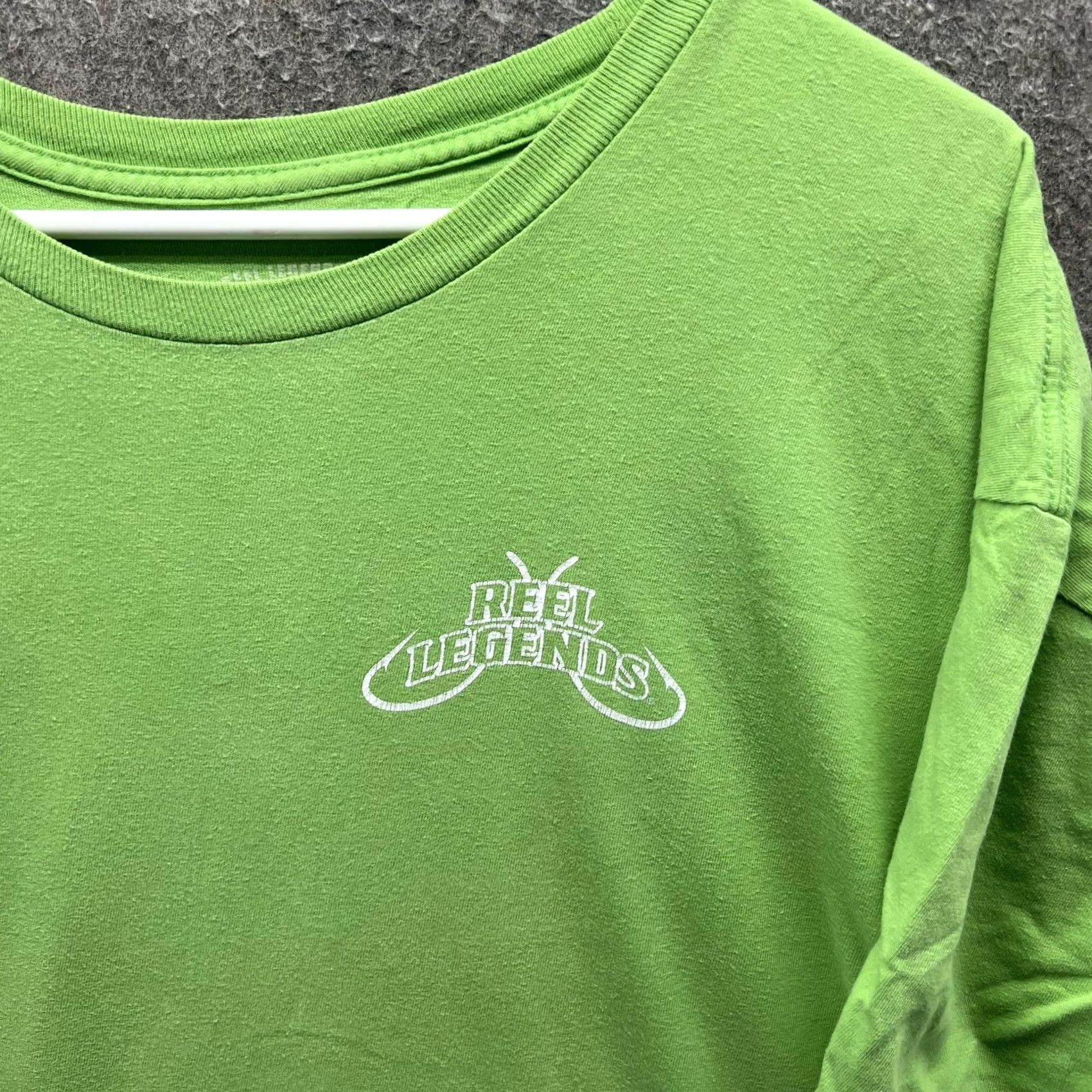 Vintage Reel Legends Shirt Mens XL Green Fish Graphic Performance Tee Outdoor Fishing Size US XL / EU 56 / 4 - 3 Thumbnail