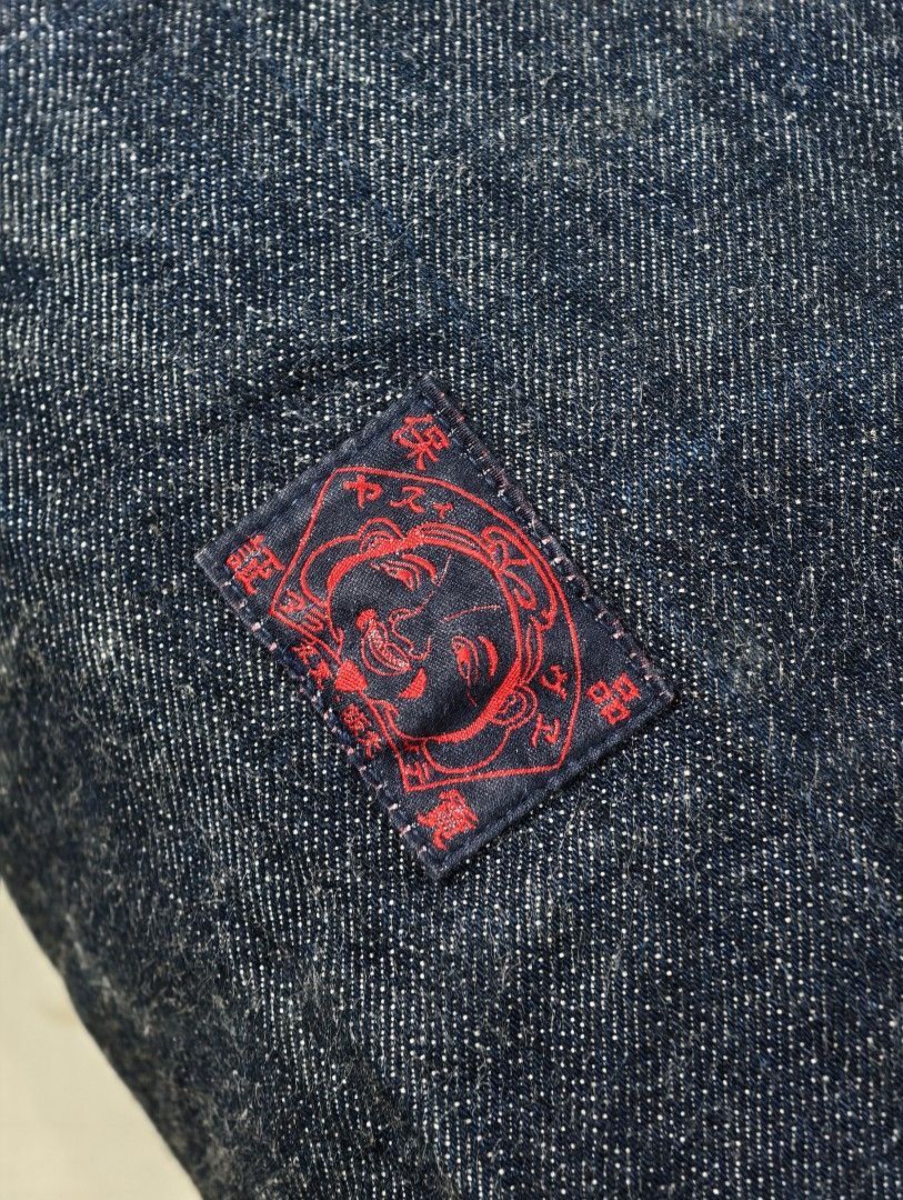 Evisu × Japanese Brand EVISU Japan Selvedge Denim Shoppers Bag Size ONE SIZE - 6 Thumbnail