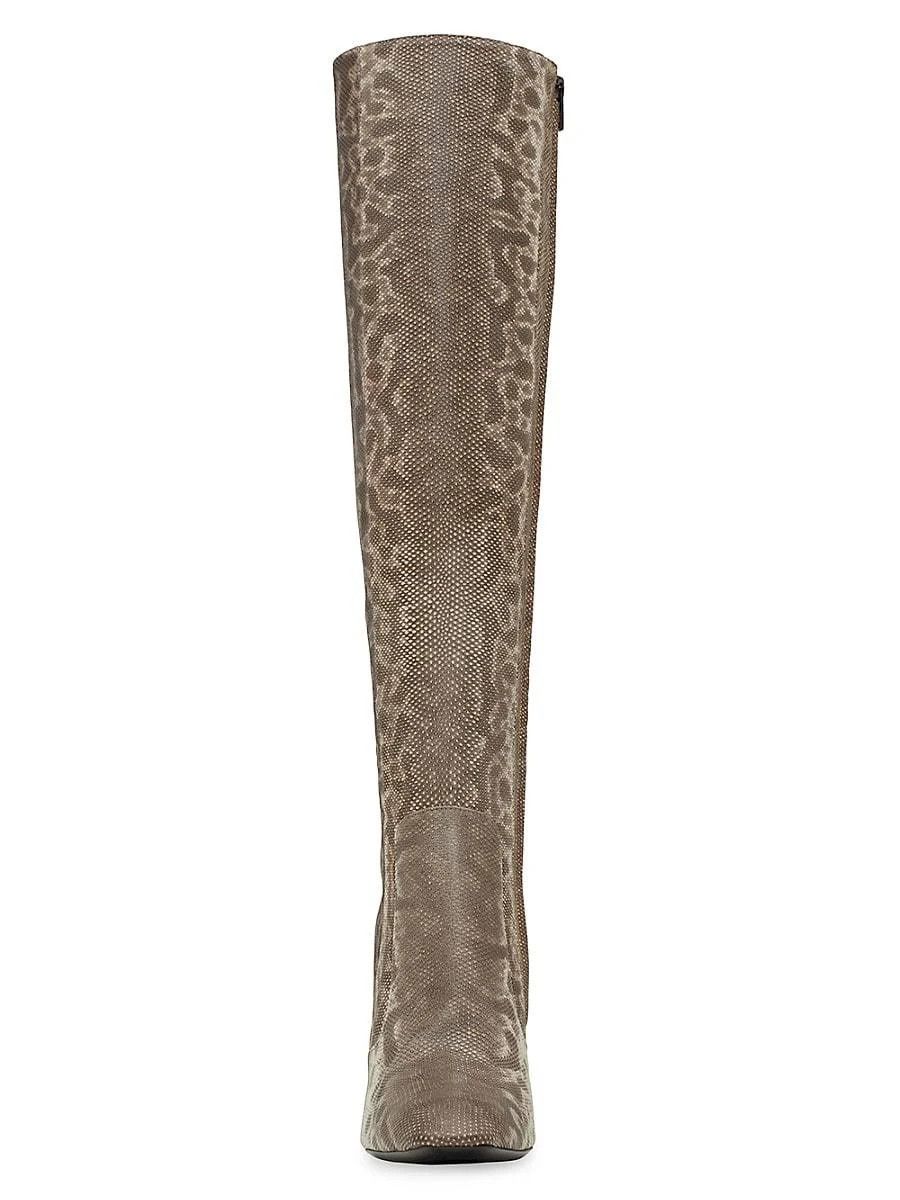 Saint Laurent Paris o1s1wg111024 Talia Boots in Snakeskin in Brown Size US 11 / IT 41 - 2 Thumbnail