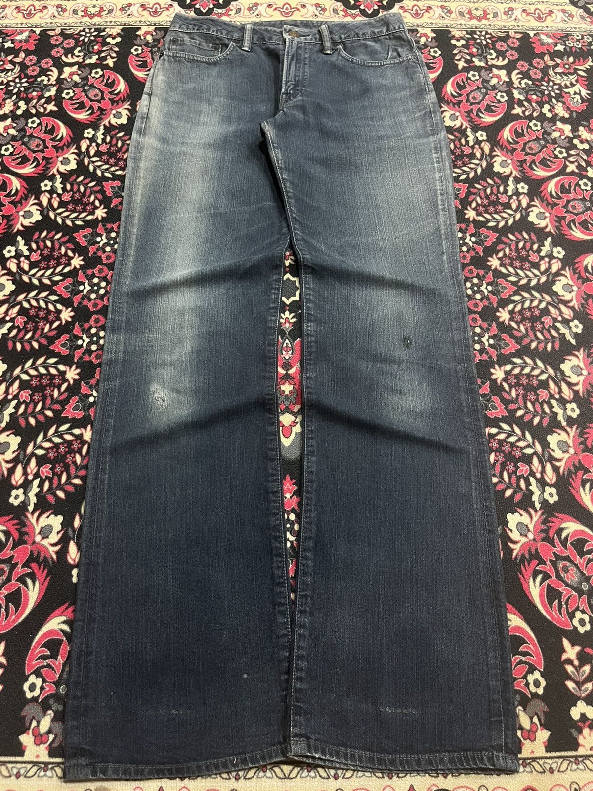 45rpm Vintage Japanese Brand 45RPM Dark Sand Washed Straight Jeans Size US 28 / EU 44 - 1 Thumbnail