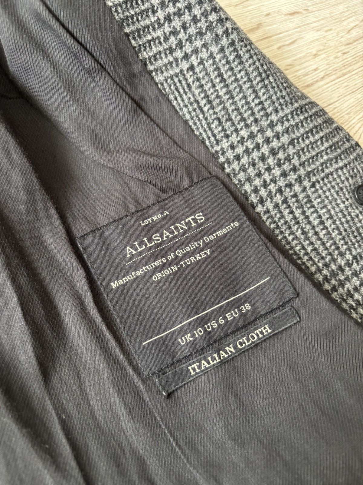 Allsaints AllSaints Lorie Tula Wool Blend Coat Italian Cloth Size M / US 6-8 / IT 42-44 - 24 Thumbnail