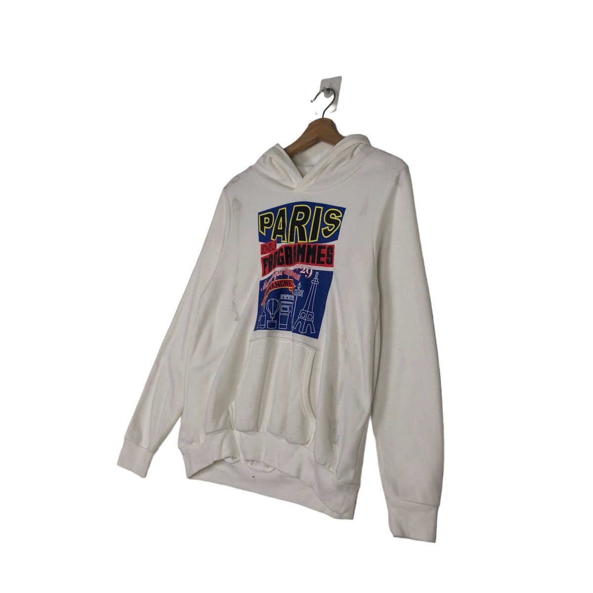 Hysteric Glamour 🔥 Vtg Hoodie Pull Over Paris Program Big Logo Spell Out Size US M / EU 48-50 / 2 - 11 Thumbnail