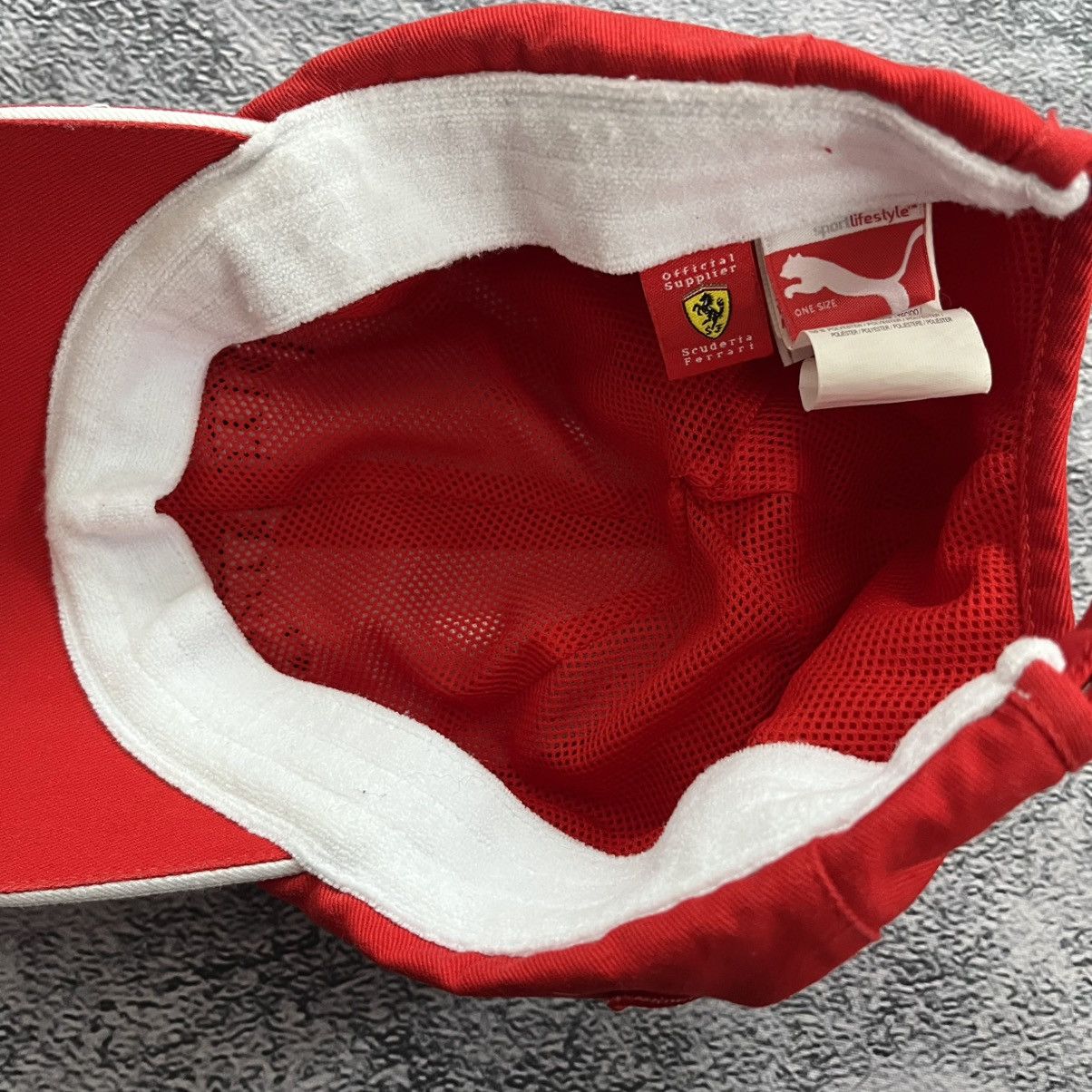 Puma Puma Ferrari Santander Red Cap Hat One Size Size ONE SIZE - 8 Thumbnail