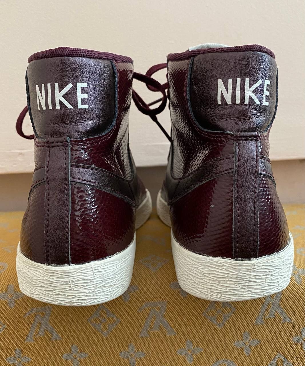 Nike × Vintage Nike Blazer Mid Leather Premium Snake Sneakers Womens Purple Size US 10.5 / IT 40.5 - 6 Thumbnail