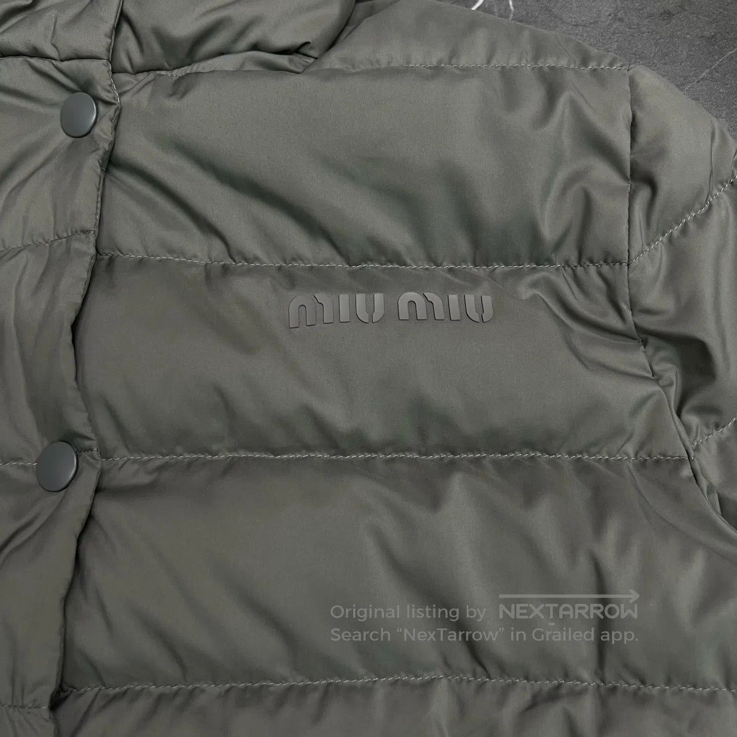 Miu Miu Miu Miu FW25 Automne Quilted Hooded Down Jacket| Size S / US 4 / IT 40 - 2 Thumbnail