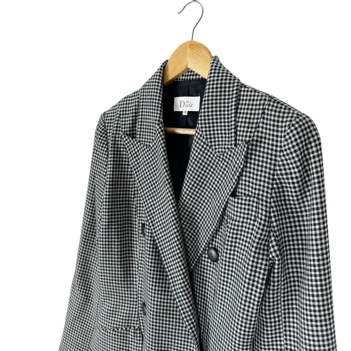Christian Dior Monsieur ☀️VINTAGE MISS DIOR PLAIDS LONG JACKET Size M / US 6-8 / IT 42-44 - 4 Thumbnail