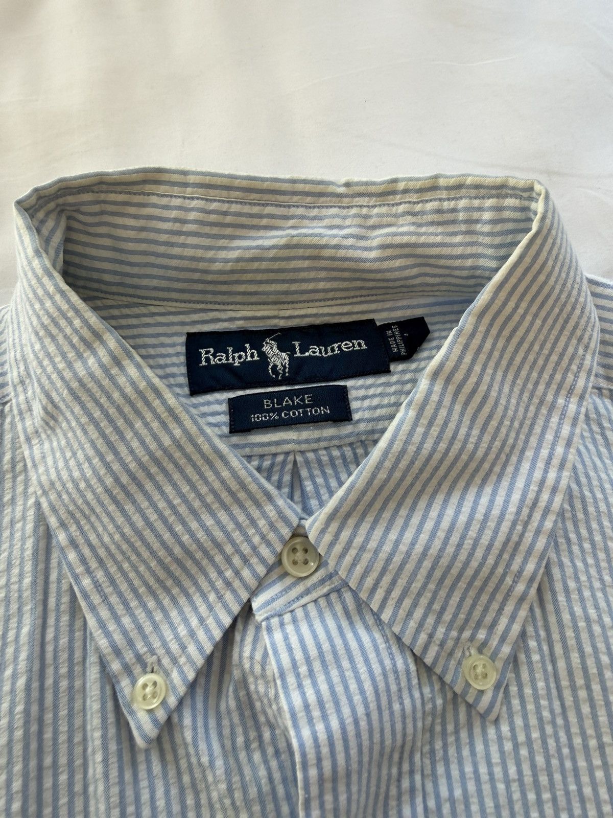 Polo Ralph Lauren Polo Blake Cut Seersucker Size US L / EU 52-54 / 3 - 4 Thumbnail