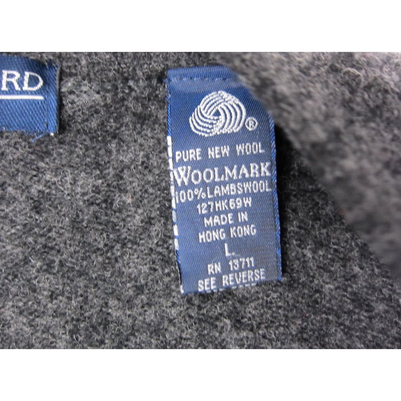 Vintage VINTAGE John Ashford Wool Cardigan Sweater Mens Large Gray 90s USA 80s Button V-Neck Knit Wool Cardigan Mens L Gray Size US L / EU 52-54 / 3 - 4 Thumbnail